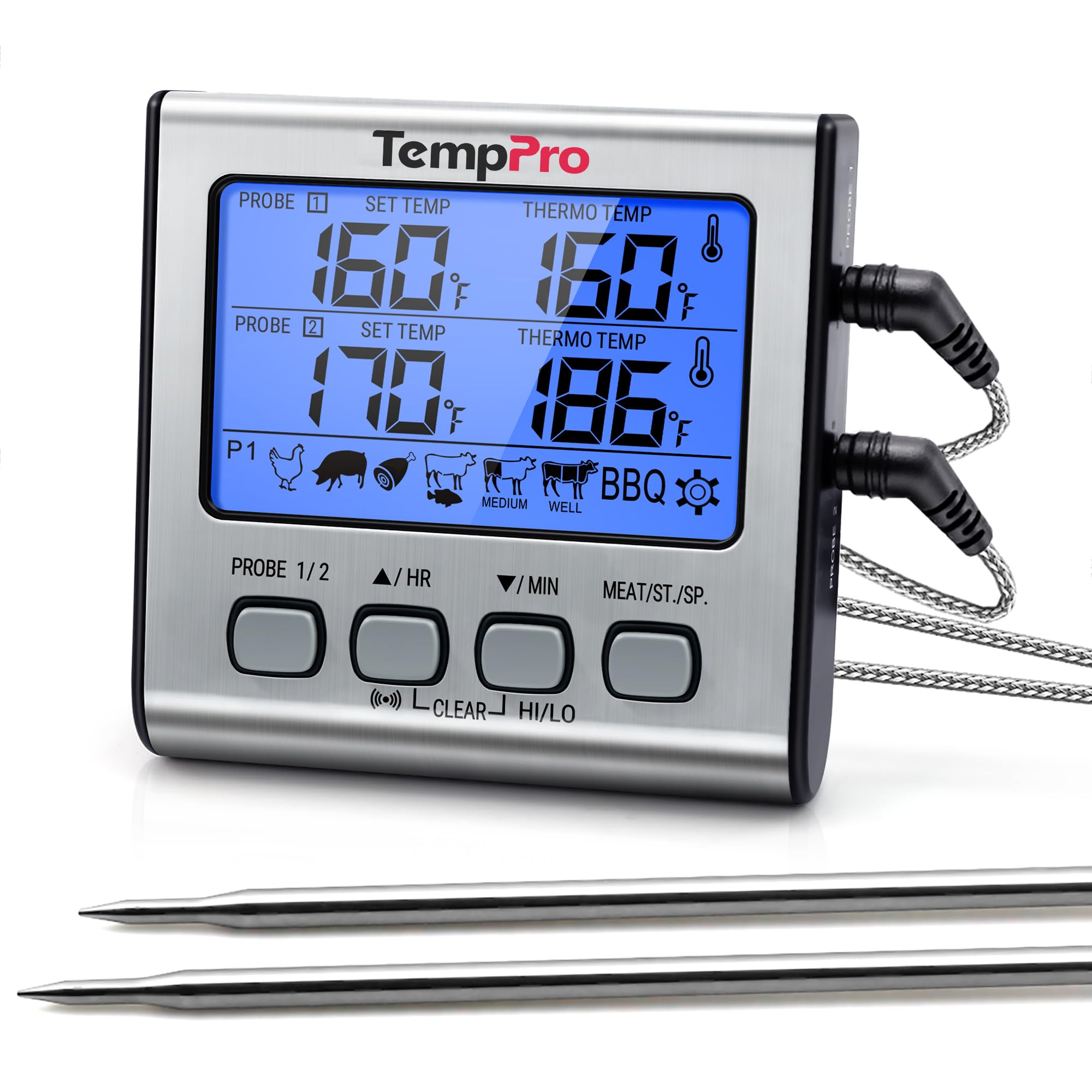TempPro TP17 Dual Probe Thermometer