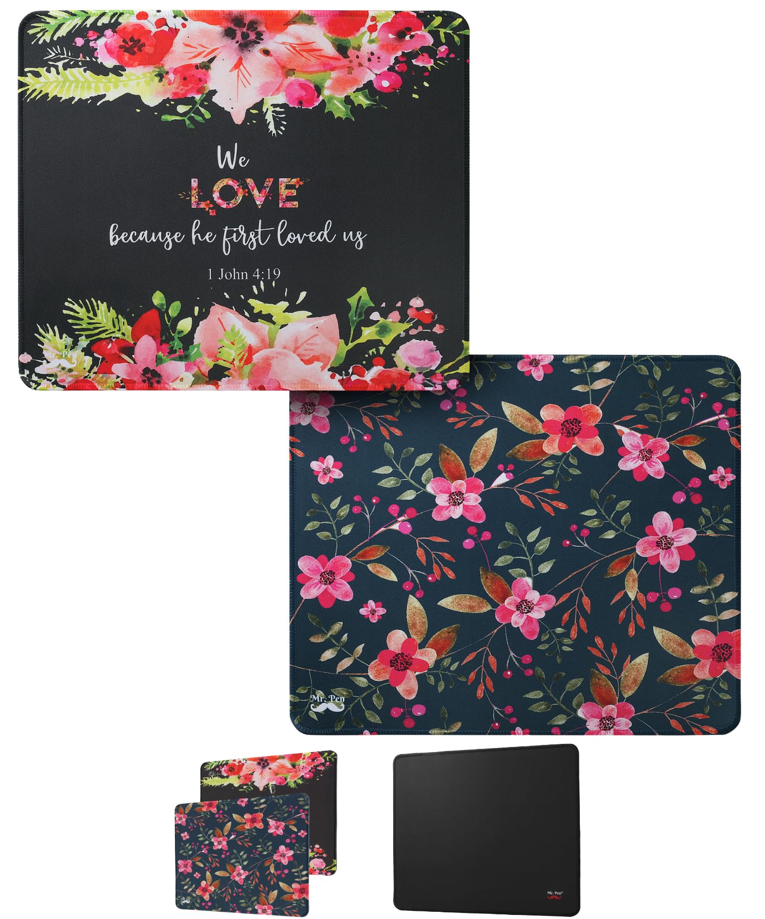 Mr. Pen Floral Mouse Pads, 2-Pack