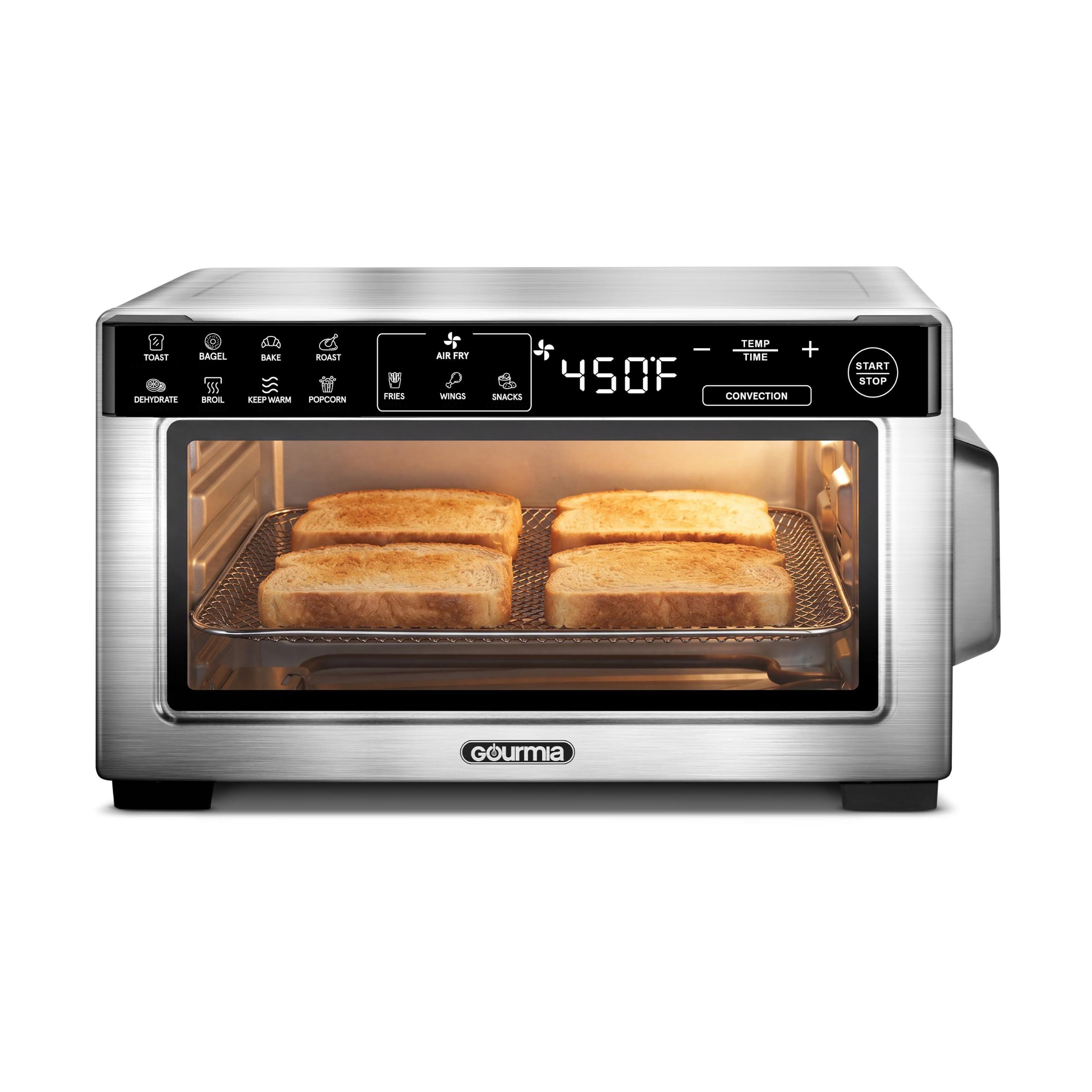 Gourmia 4-Slice Toaster Oven Air Fryer