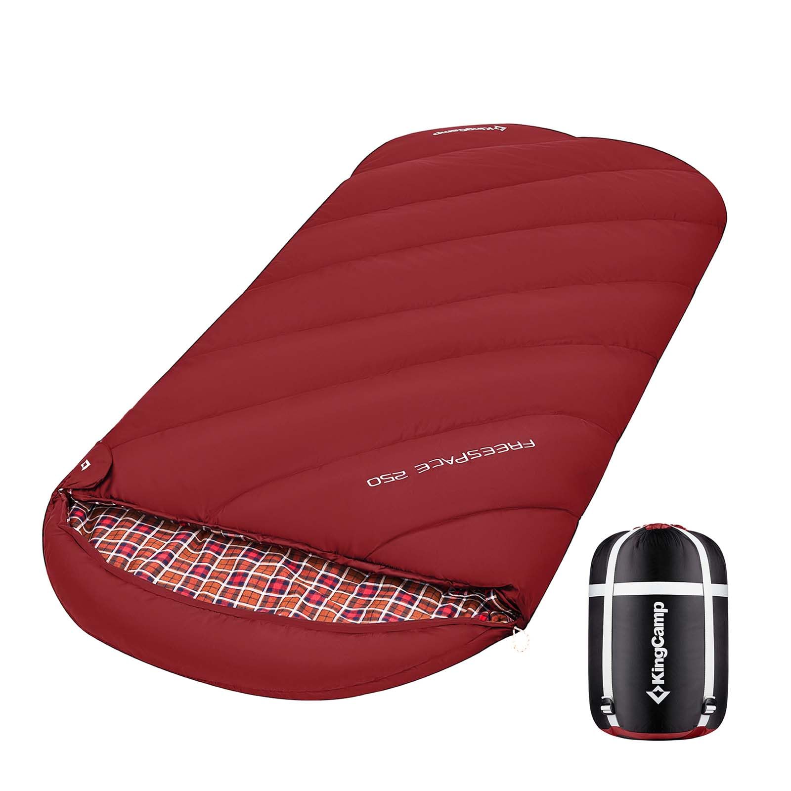 KingCamp Flannel Sleeping Bag for Adults