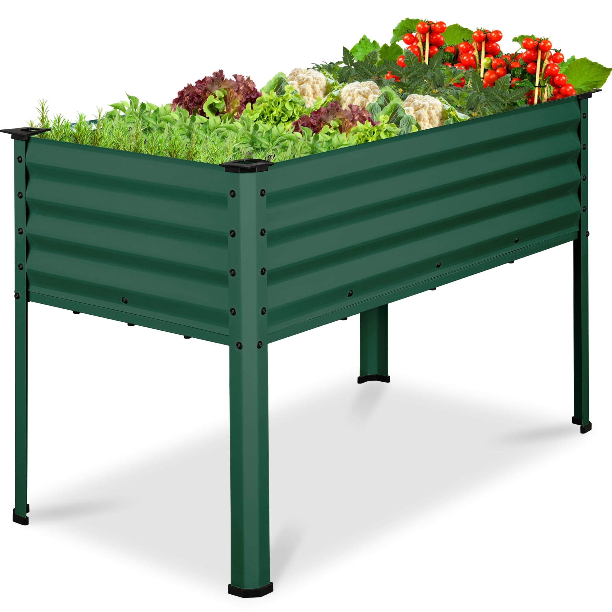 Best Choice Products 48x24x30in Galvanized Bed