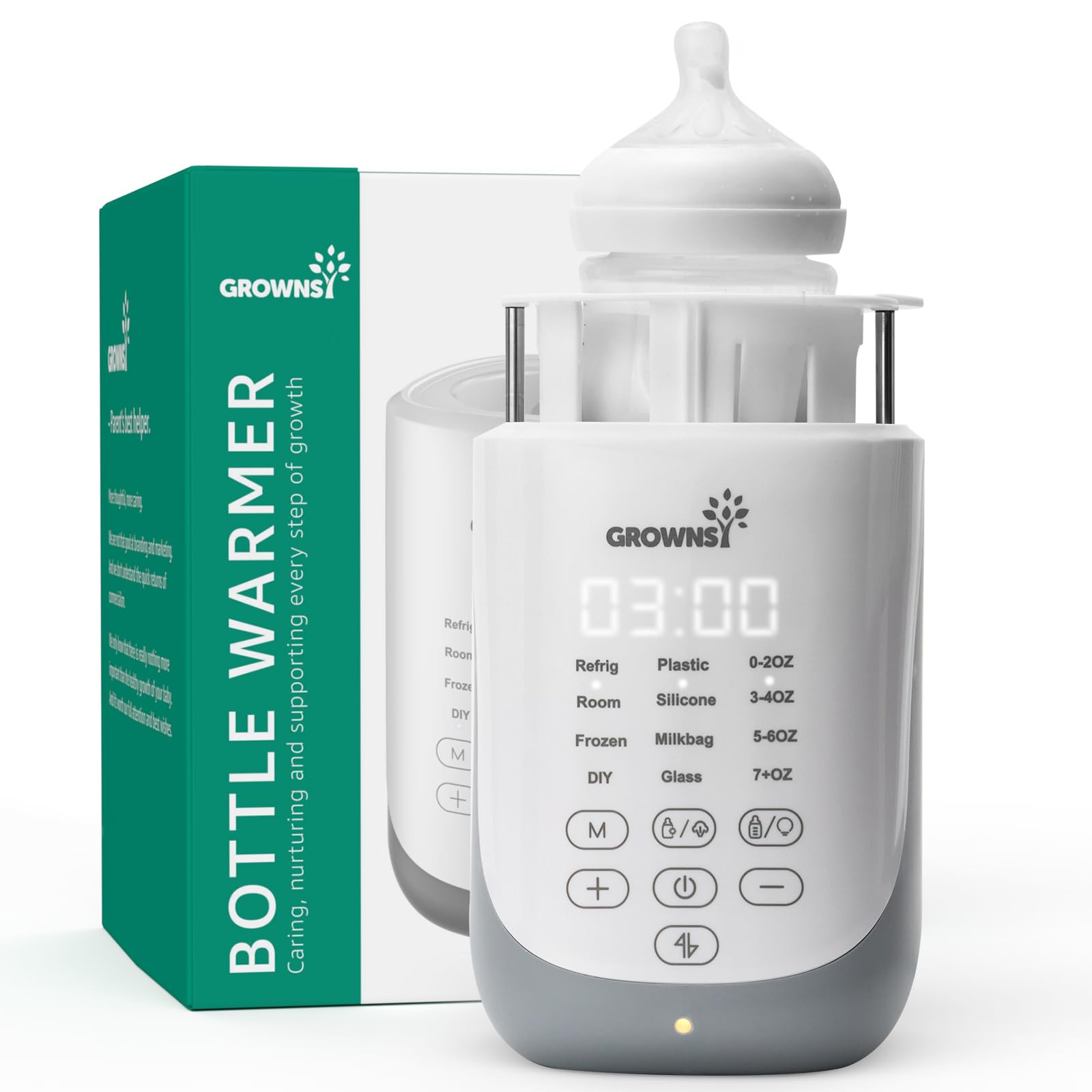 Grownsy Auto-Lift Nutri Bottle Warmer