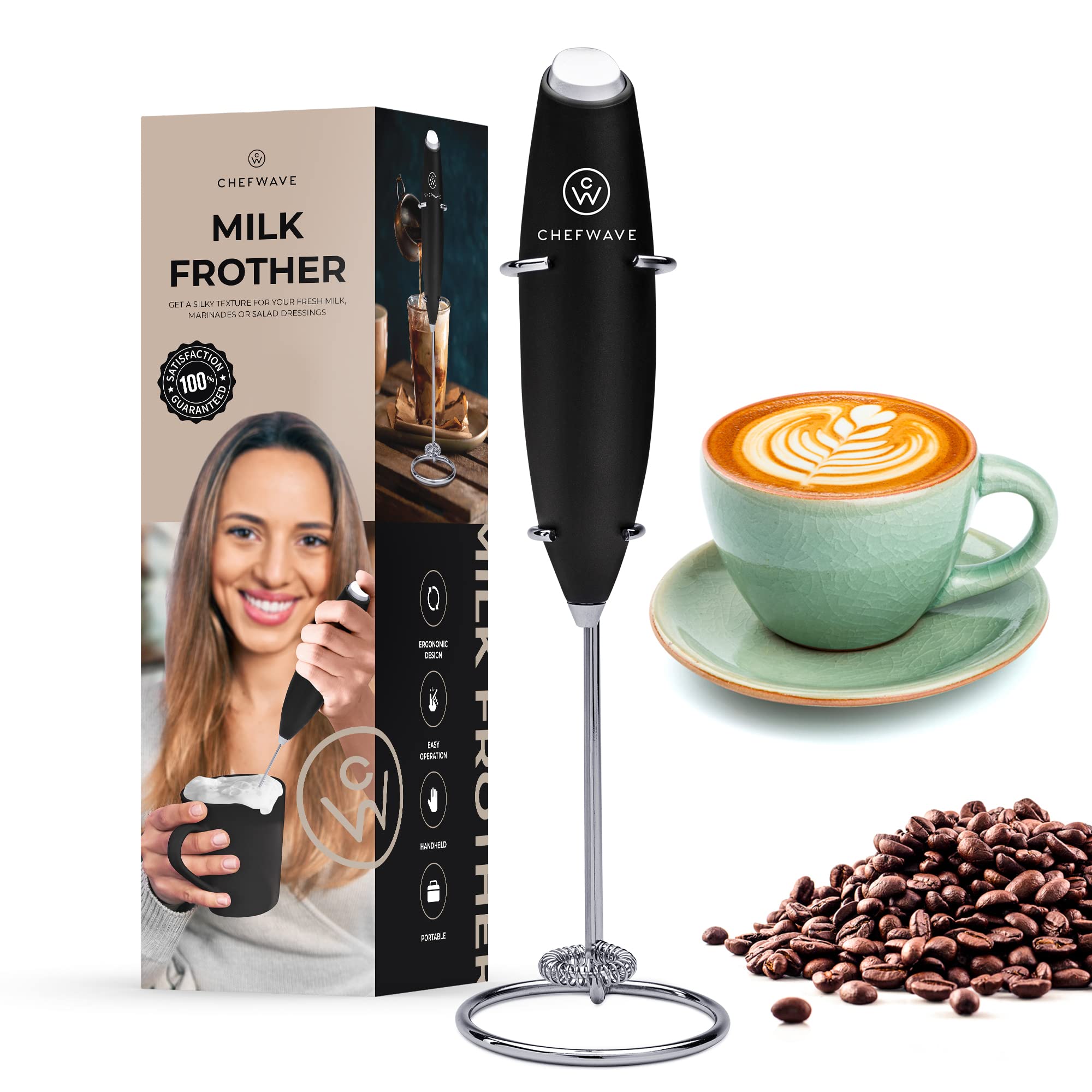 ChefWave Handheld Milk Frother