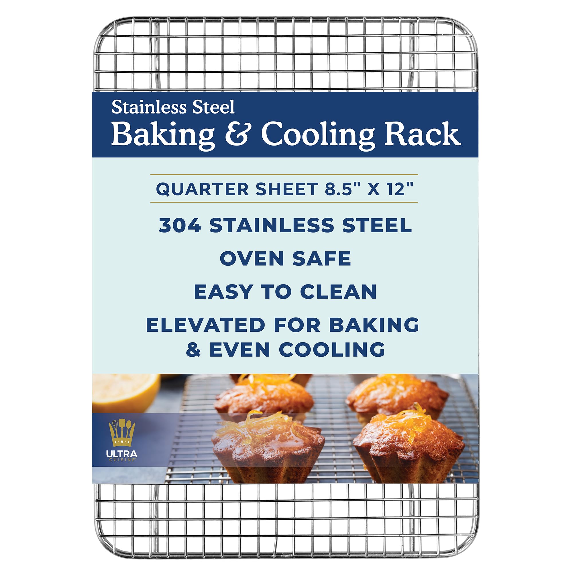 Ultra Cuisine 8.5 x 12-Inch Baking Rack