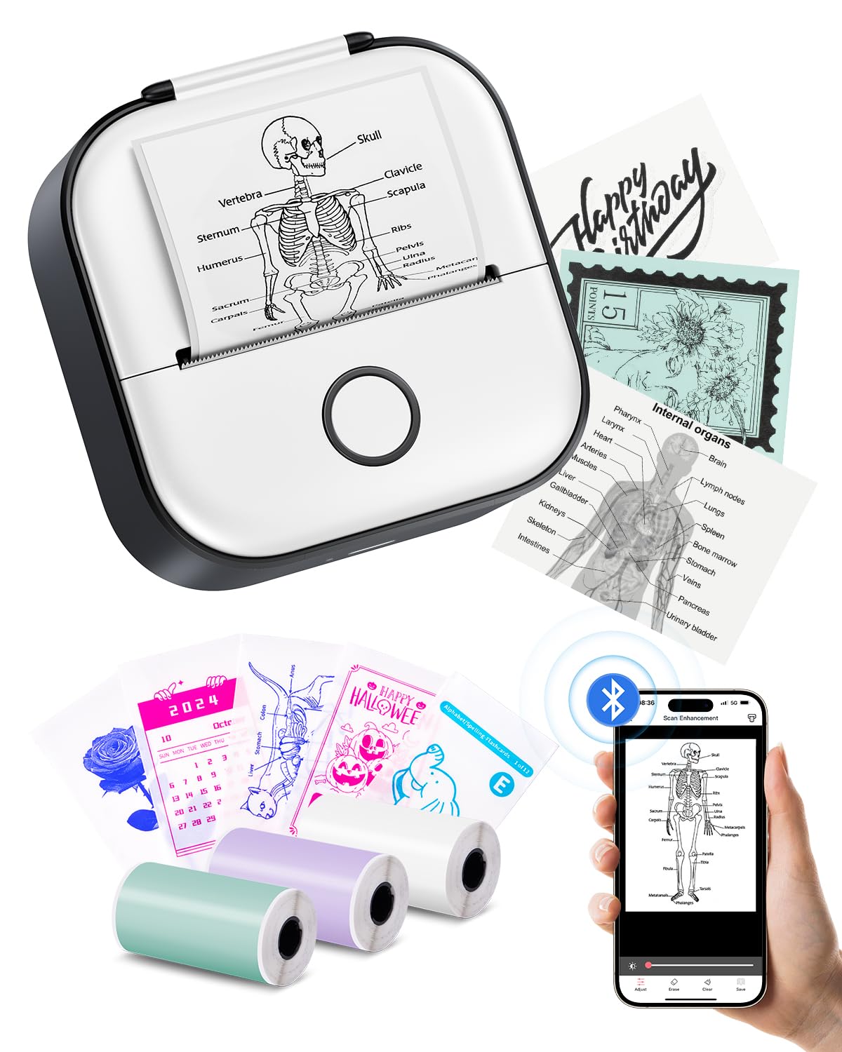 Memoking T02 Mini Sticker Printer