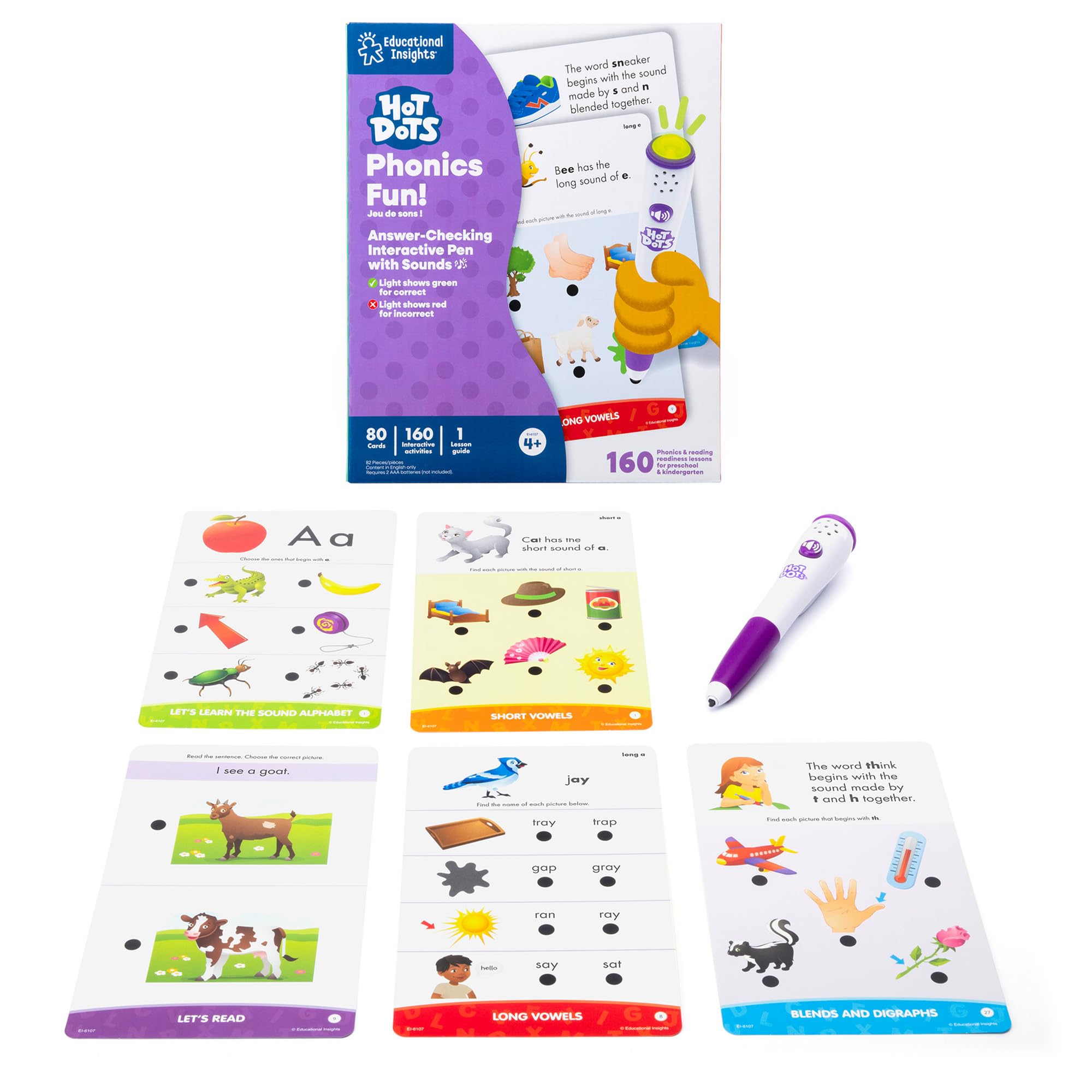 Educational Insights Hot Dots Phonics Fun