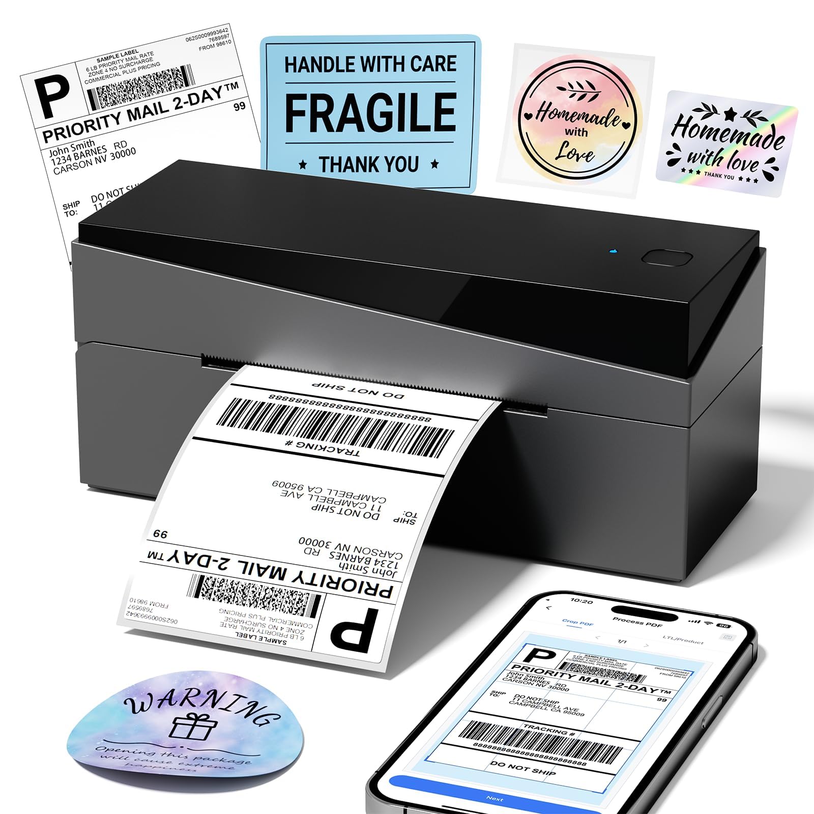 Omezizy 249BT Thermal Label Printer