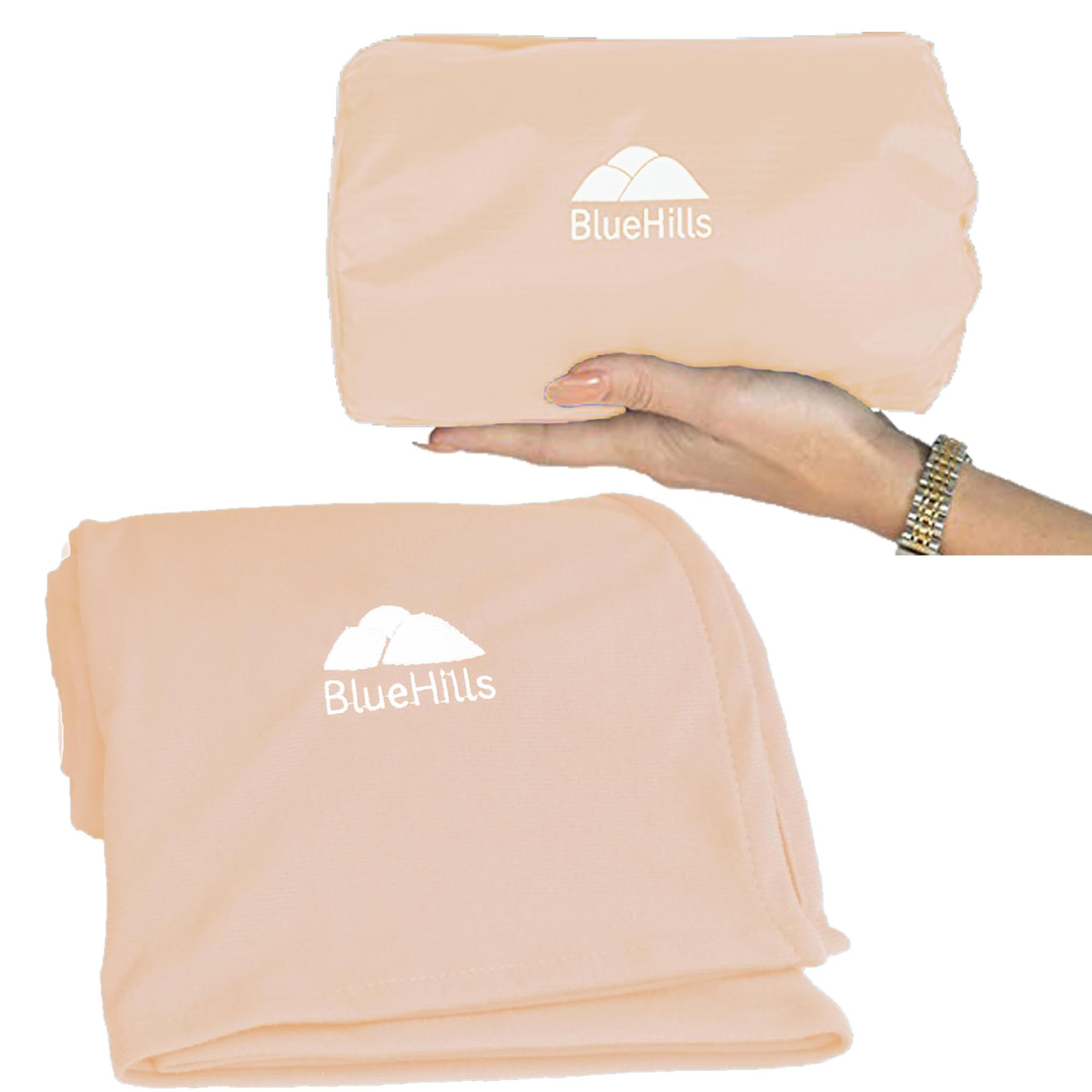 BlueHills 70 x 56 Microfiber Travel Blanket