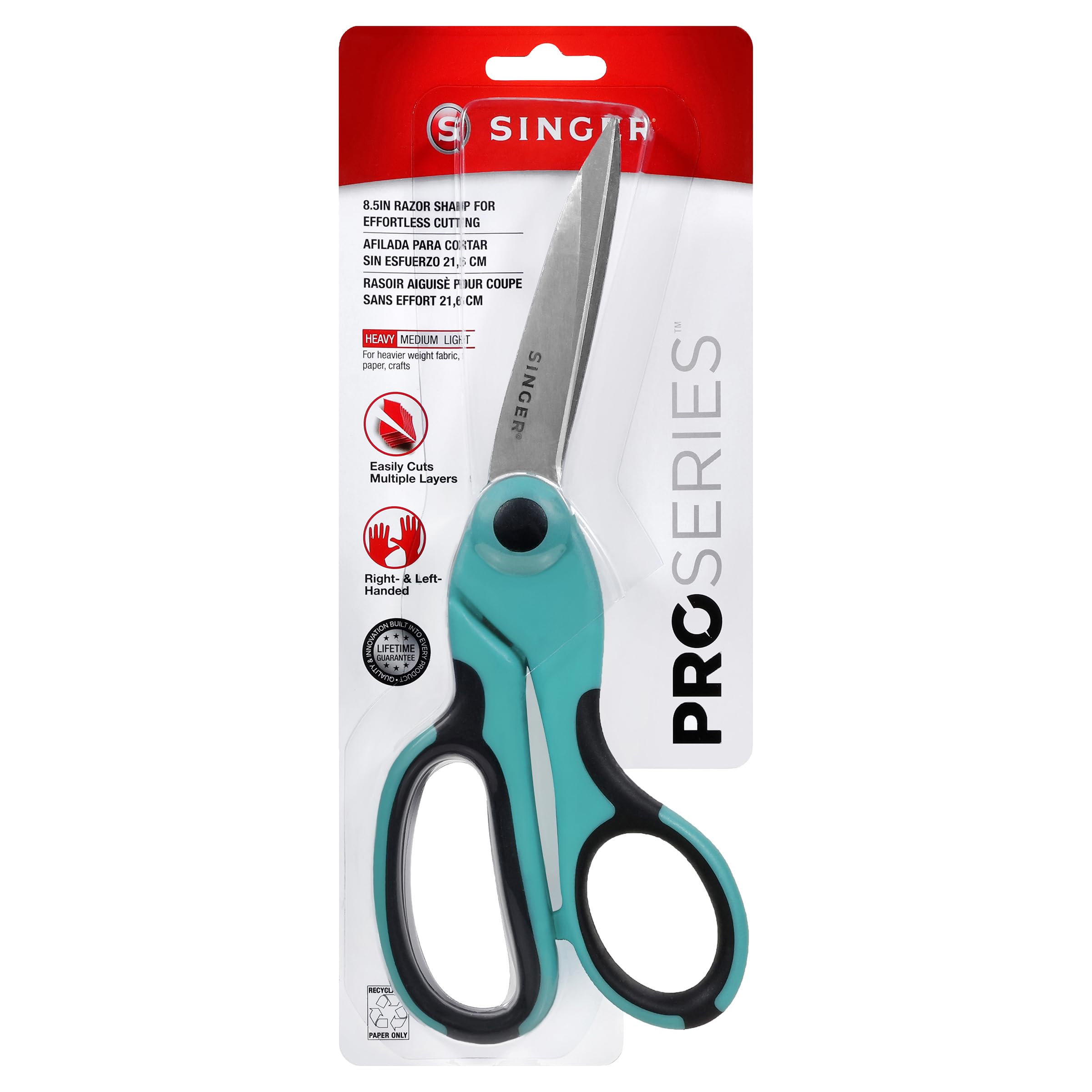 SINGER ProSeries 8.5-Inch Heavy-Duty Bent Fabric Scissors