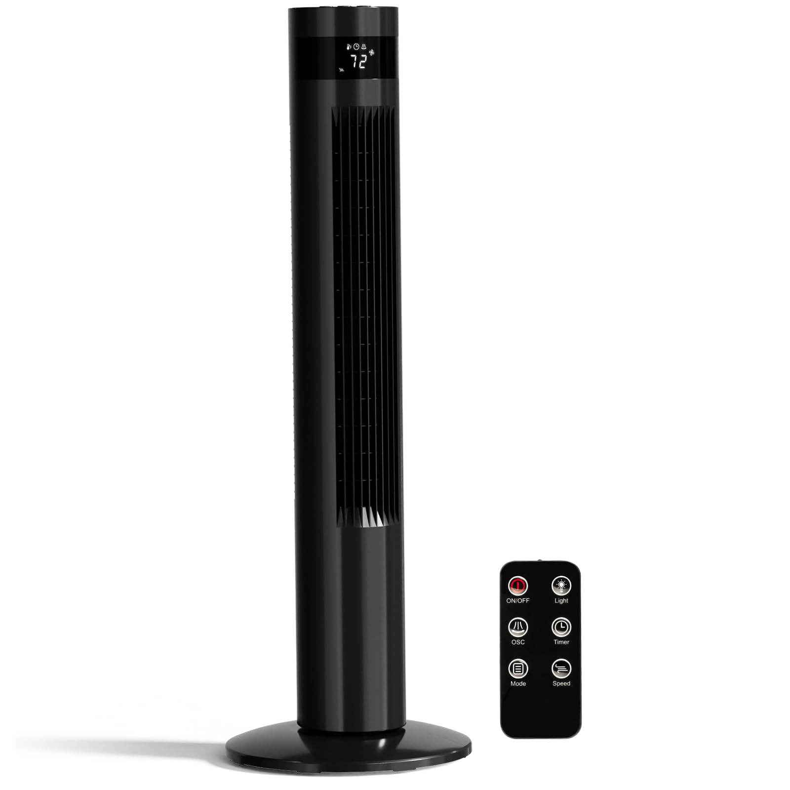 Antarctic Star 36-Inch Tower Fan, Black