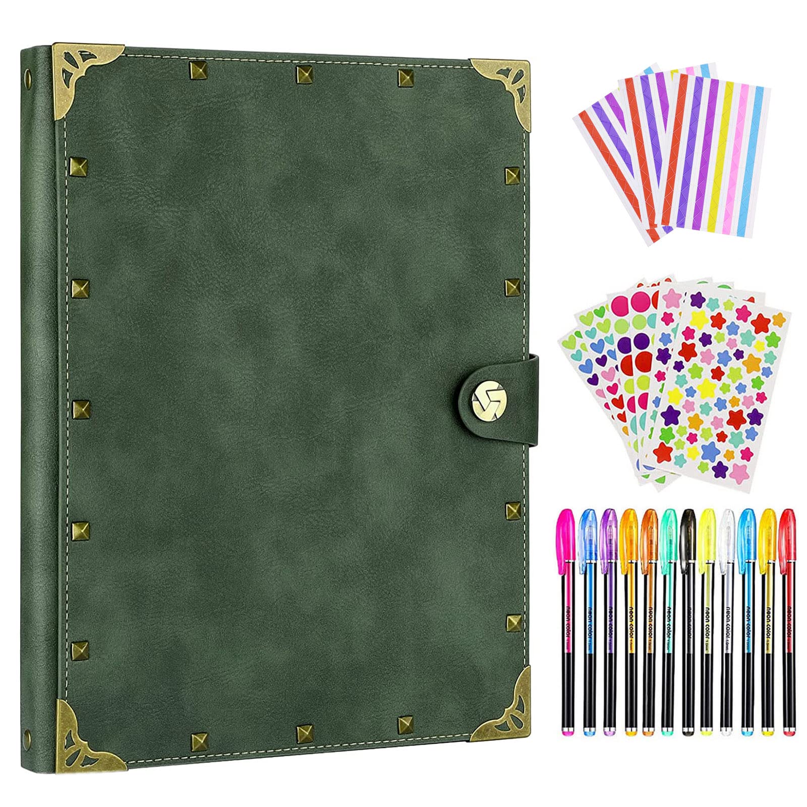 ZEEYUAN DIY Leather Scrapbook
