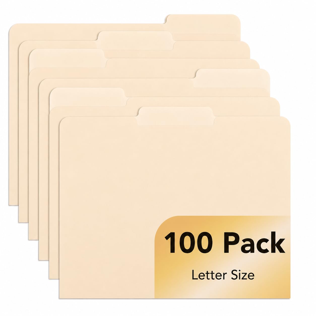 Mr. Pen 100-Pack Letter-Size File Folders