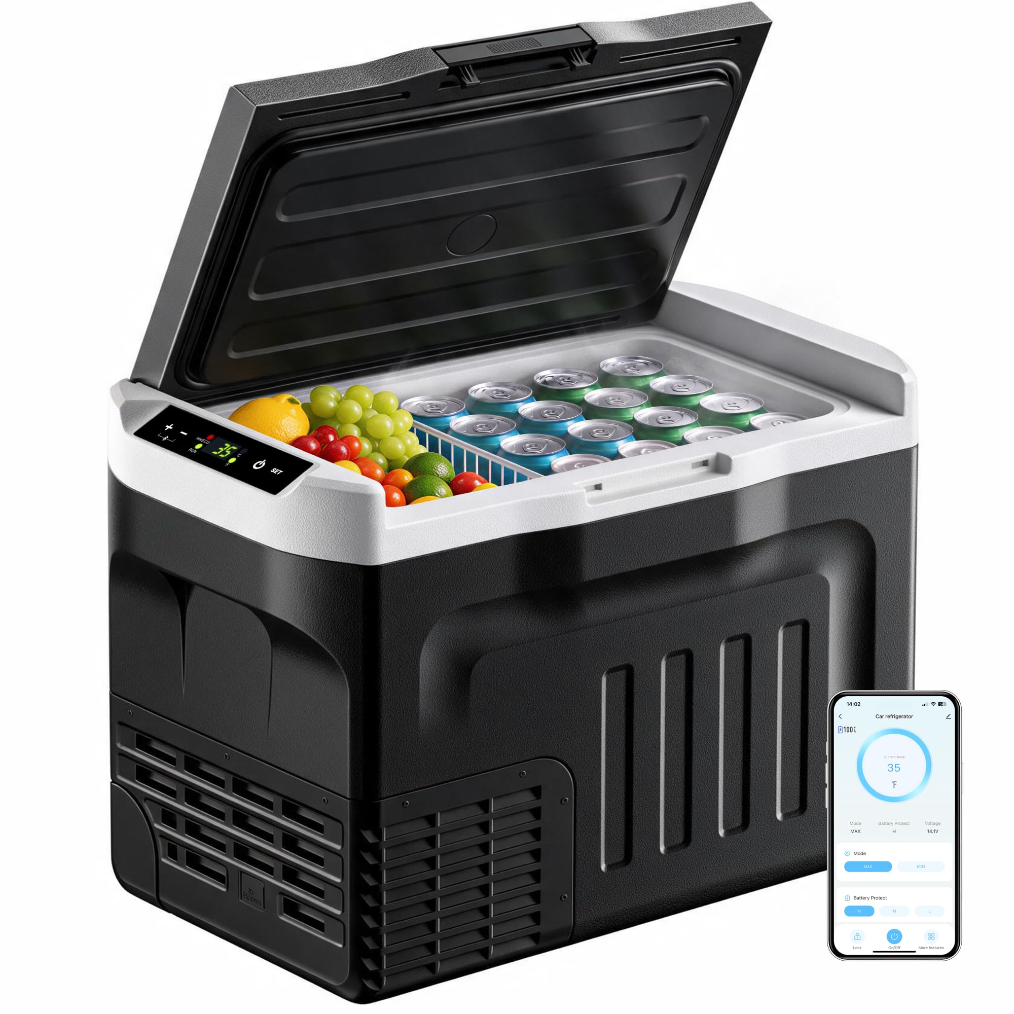 EUHOMY 32QT Portable Car Fridge