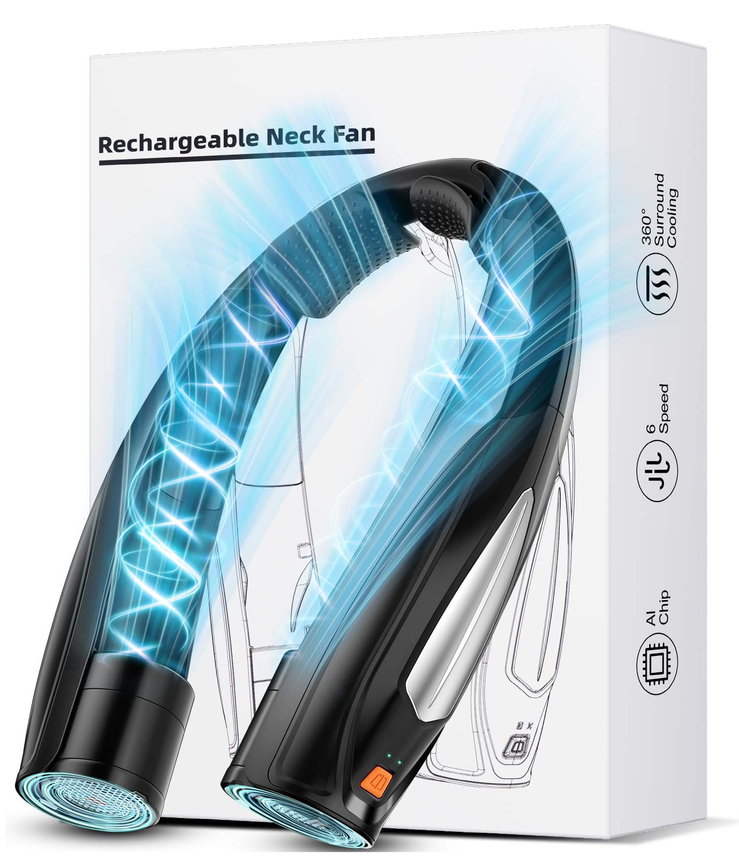 Hionly AI Neck Fan