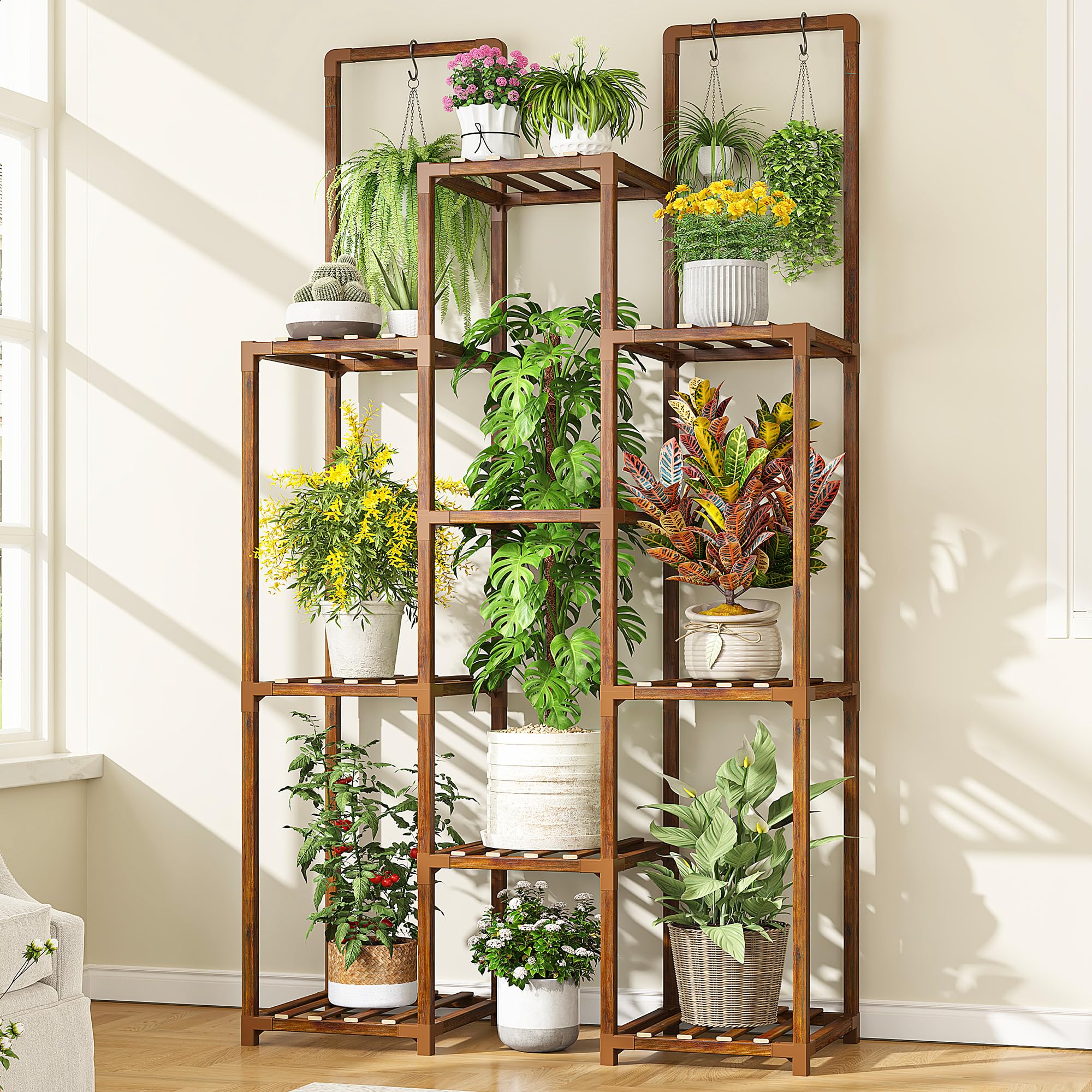 EnHomee 8-Tier Indoor Plant Stand