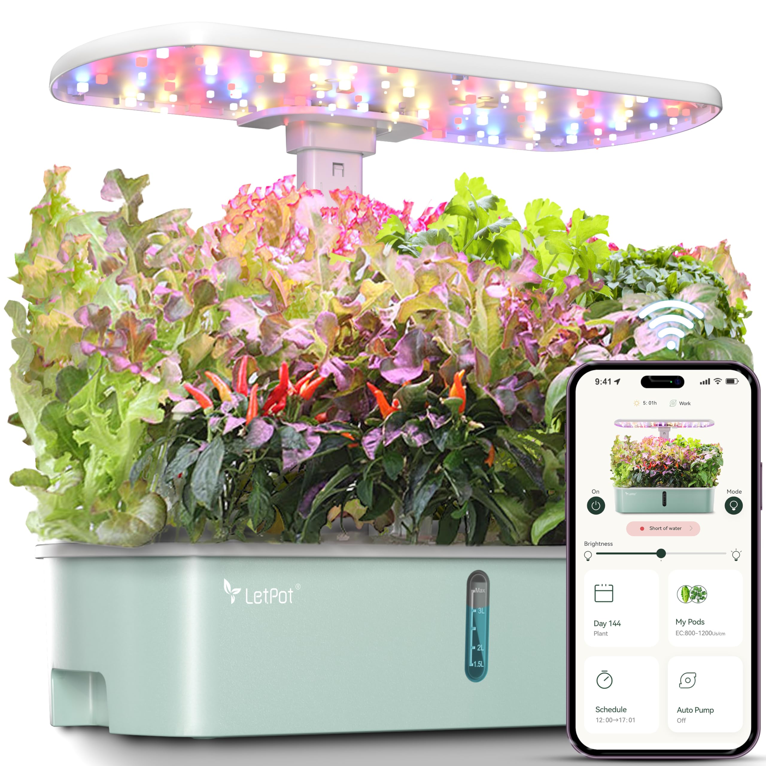 LetPot LPH-Air 10-Pod Smart Garden