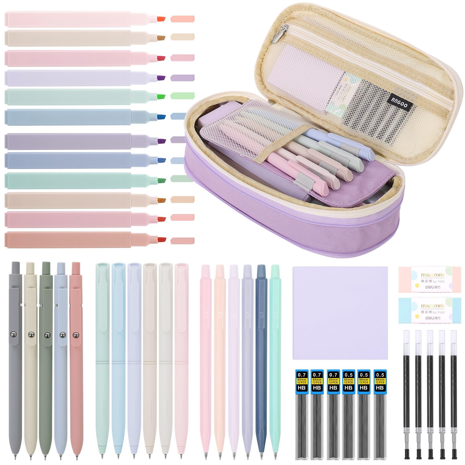 SKYDUE 44-Piece Stationery Set