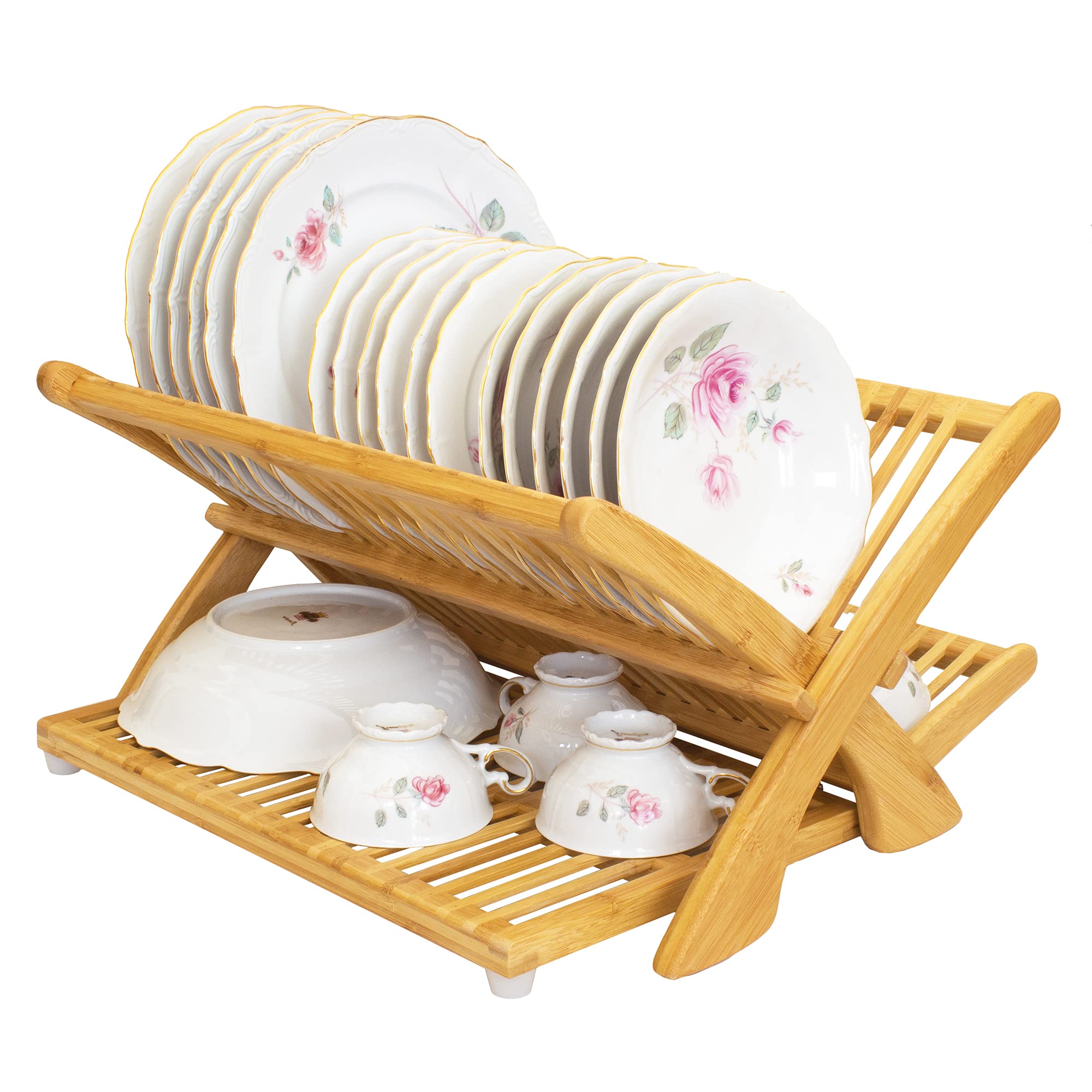 Totally Bamboo Eco Collapsible Dish Drying Rack
