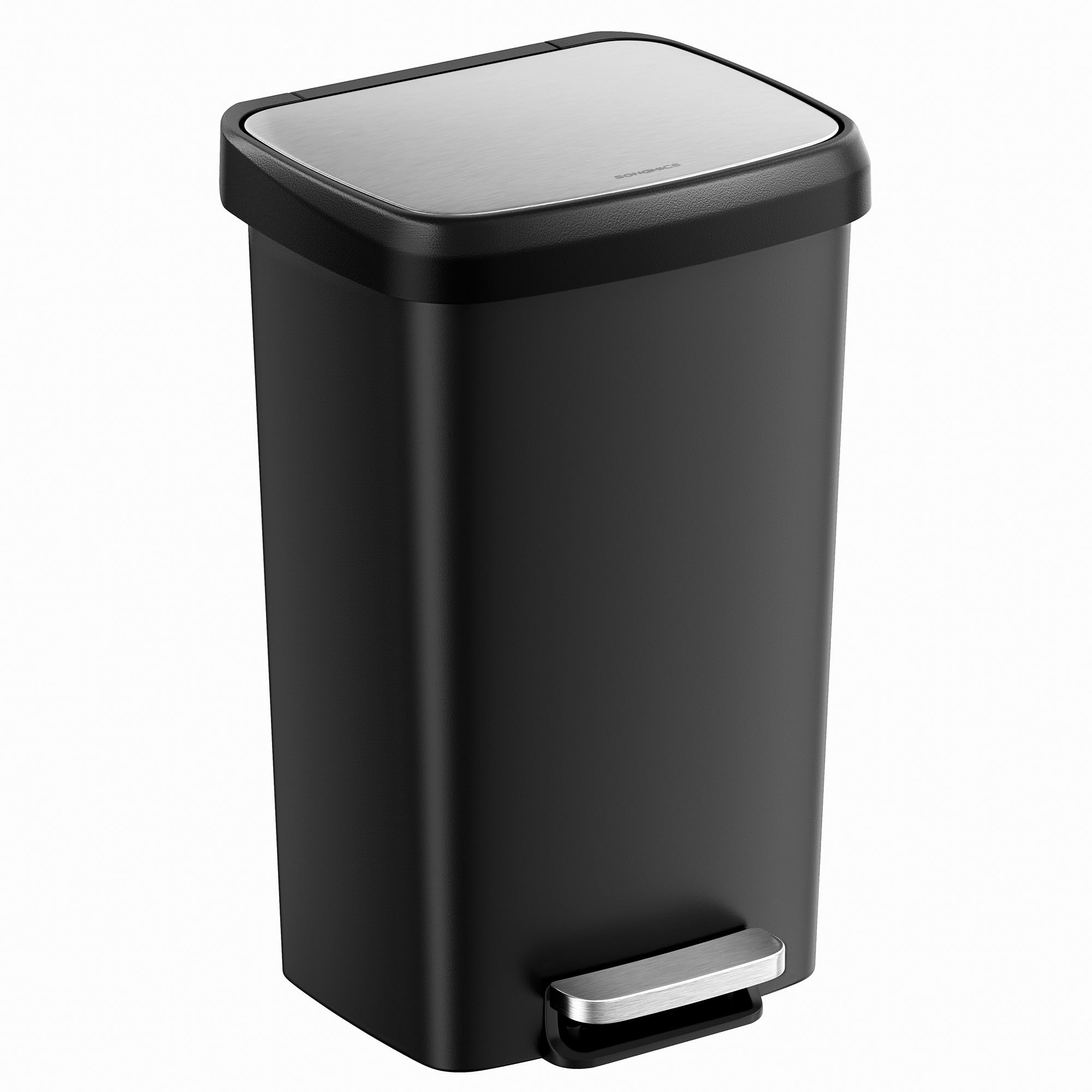 SONGMICS 12 Gallon Plastic Kitchen Trash Can