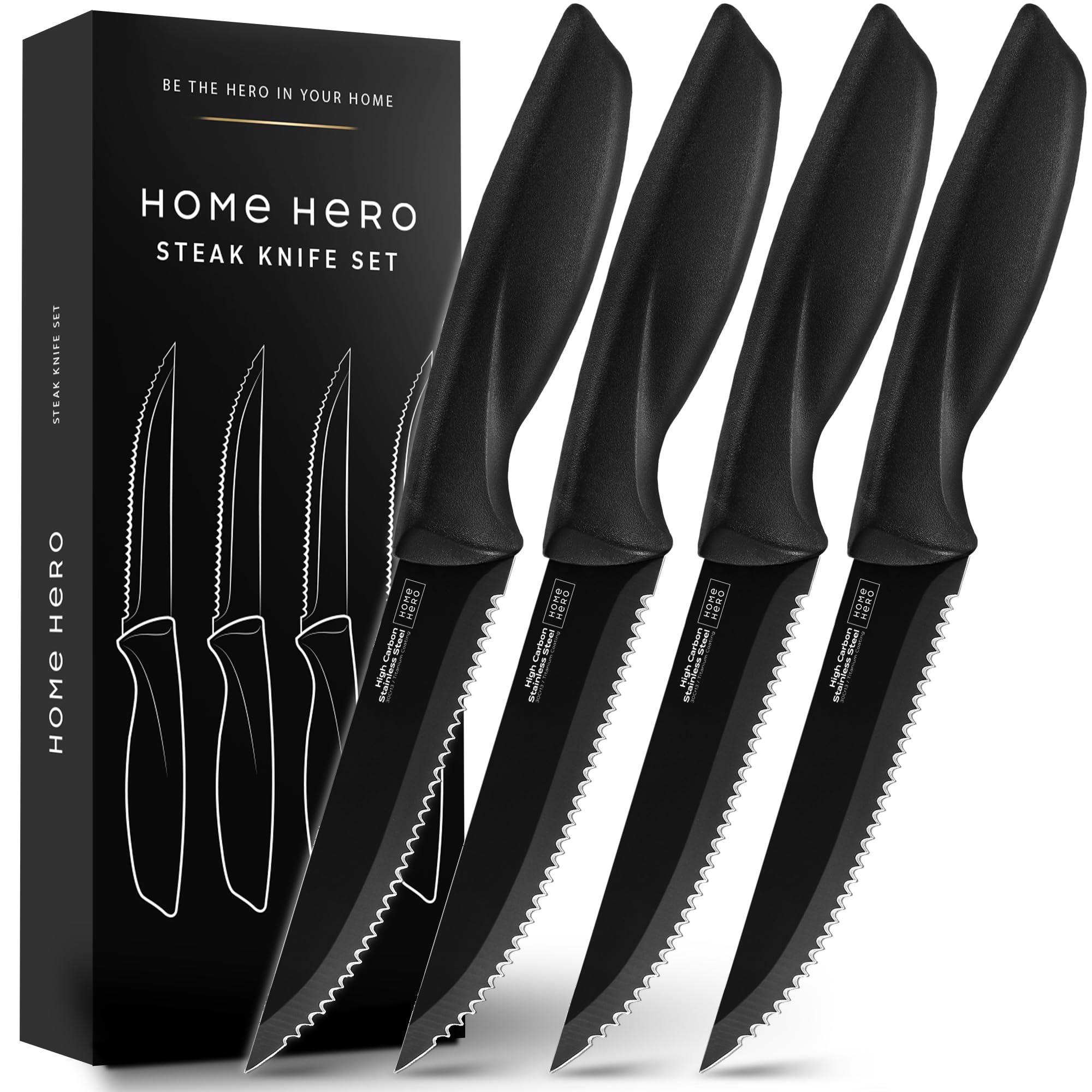 Home Hero 4-Piece Steak Knife Set