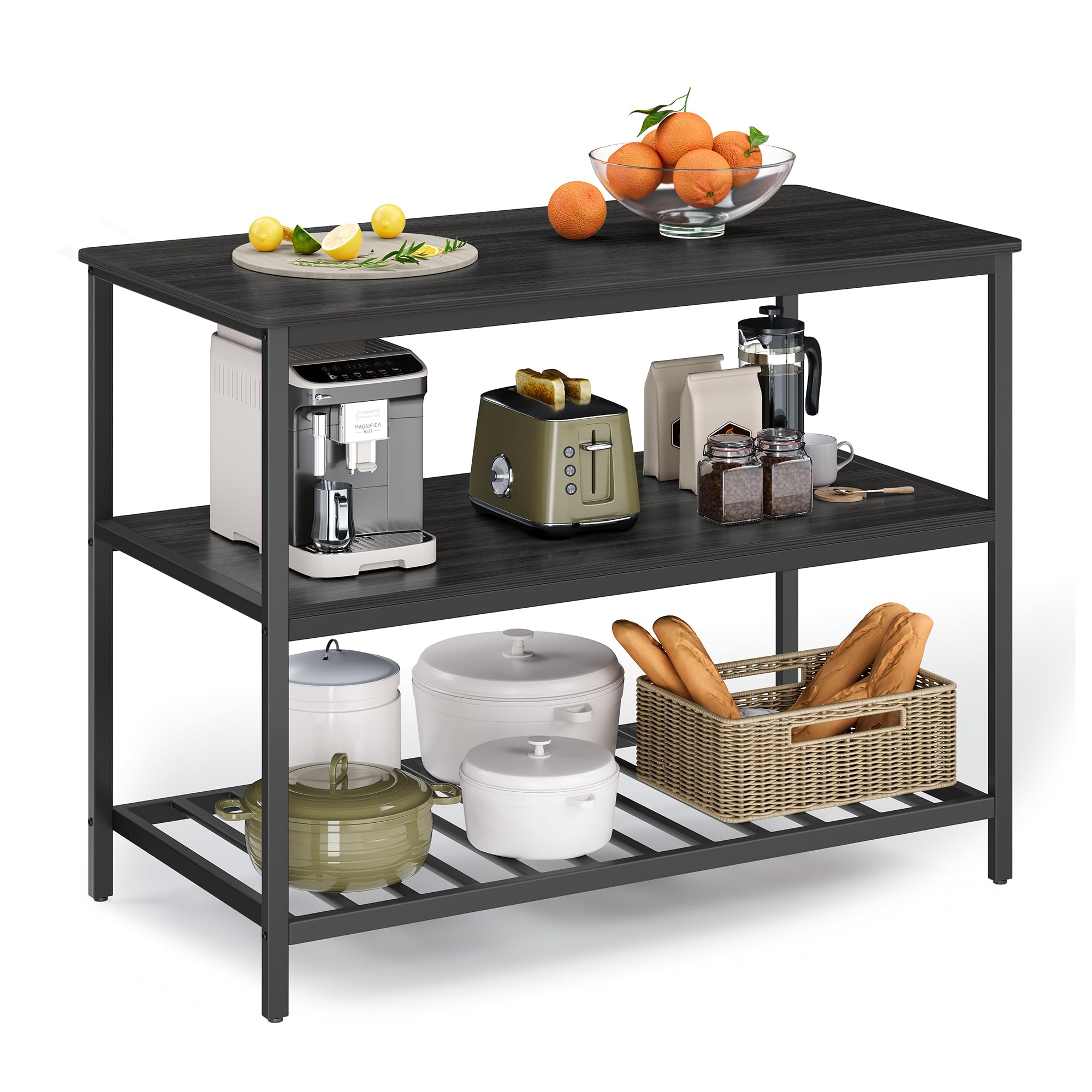 VASAGLE 47.2-Inch Kitchen Island