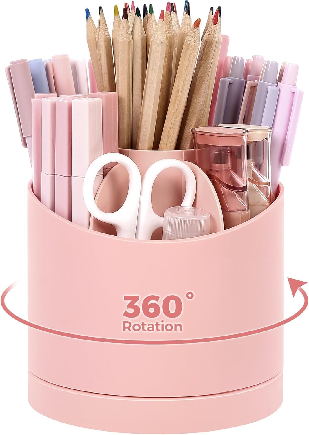 SKYDUE 7-Slot Rotating Desk Organiser