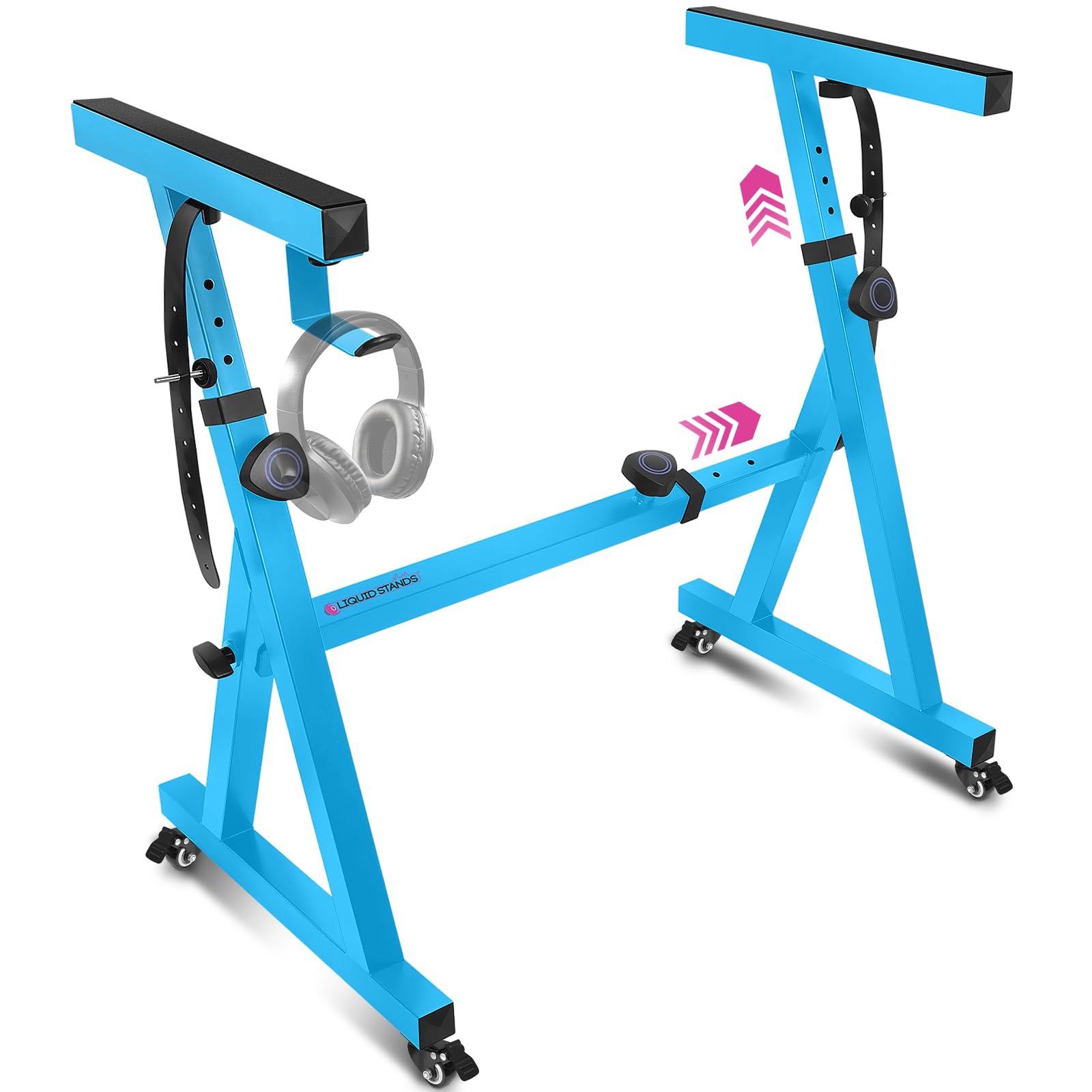 Liquid Stands Keyboard Stand w/ Wheels