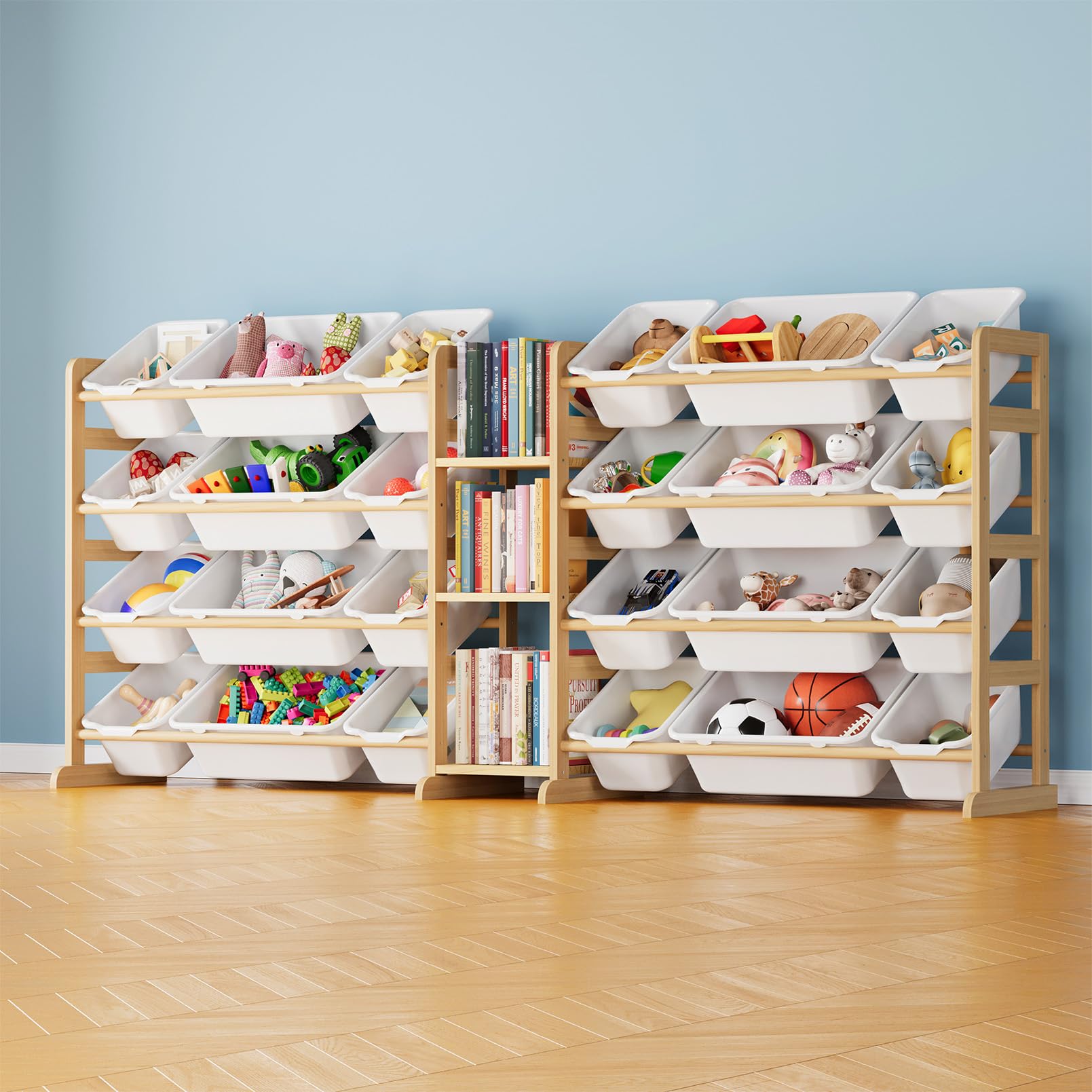 SpaceAid Large Toy Storage Organizer with 24 Bins