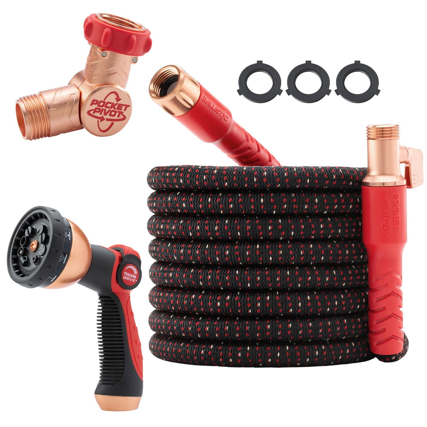 Pocket Hose Ballistic 75 FT