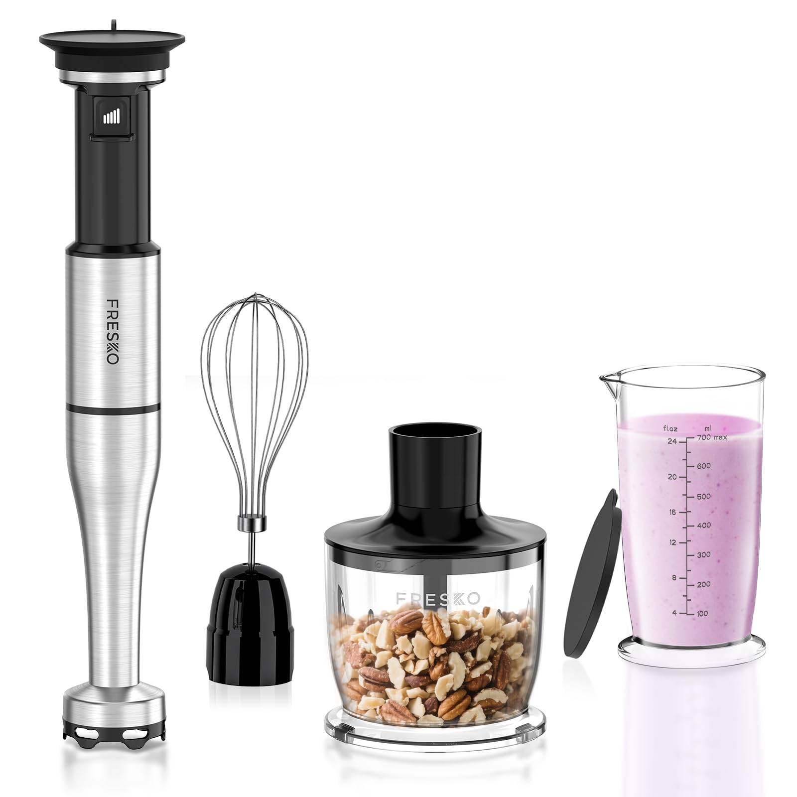 FRESKO Variable-Speed 4-in-1 Immersion Blender