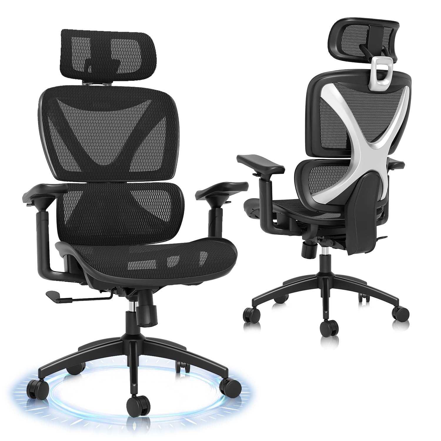 GABRYLLY Big and Tall Mesh Office Chair