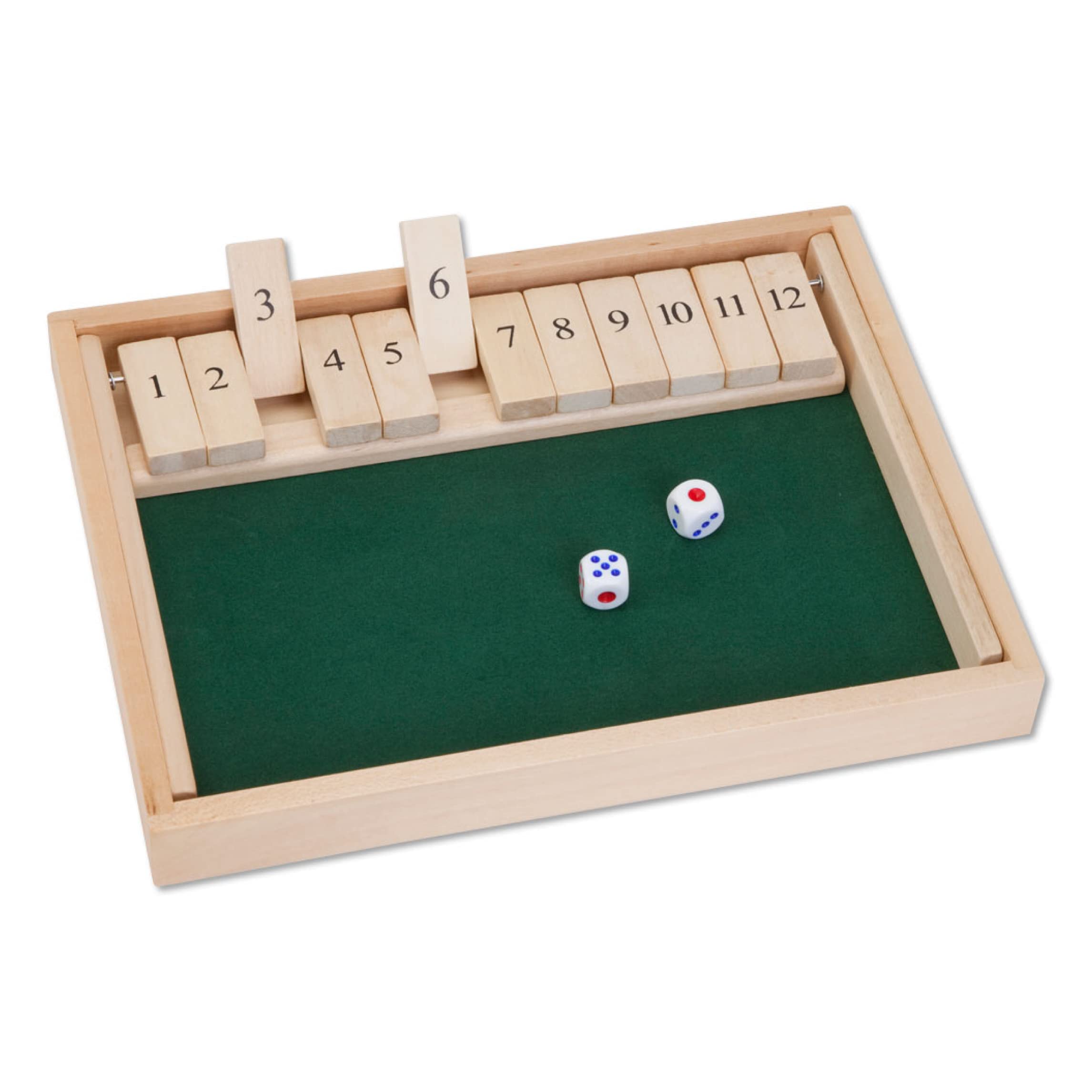 Bits and Pieces Large Shut The Box Game