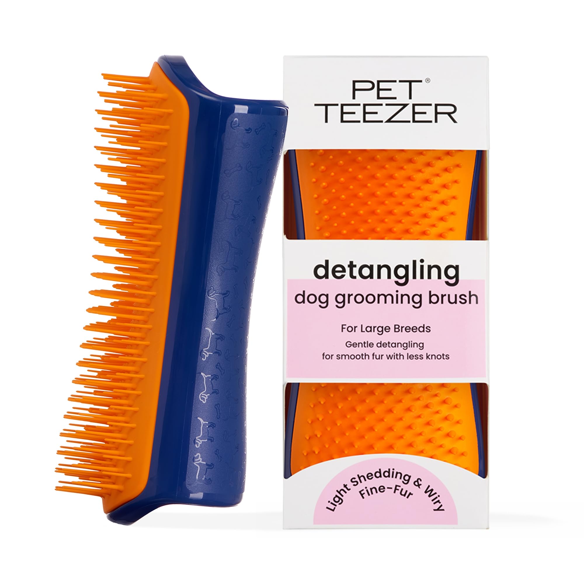 Pet Teezer Detangling Dog Brush, Large