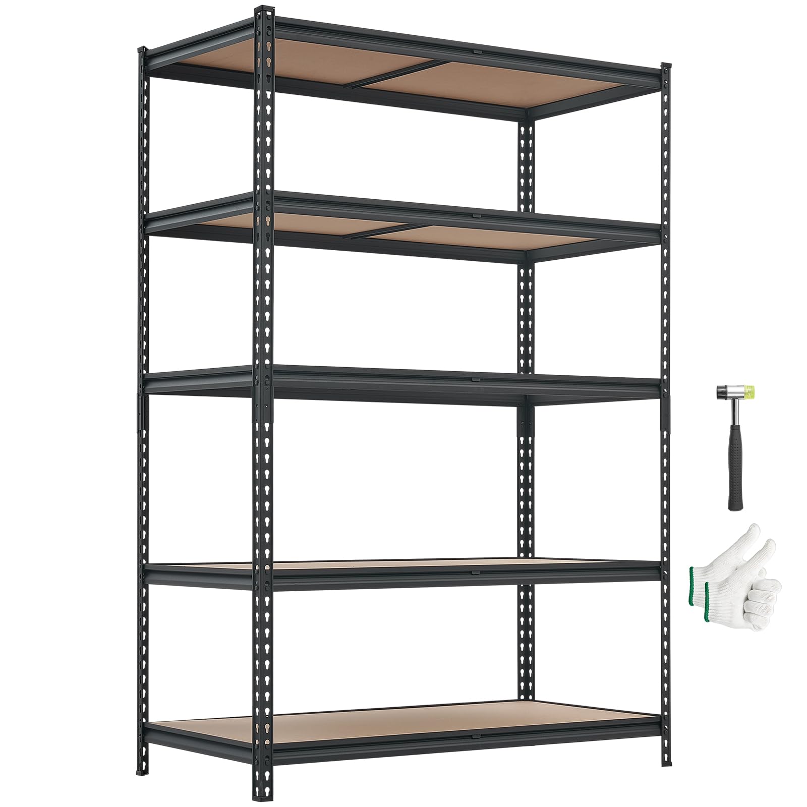 VEVOR 5-Tier Adjustable Storage Shelves