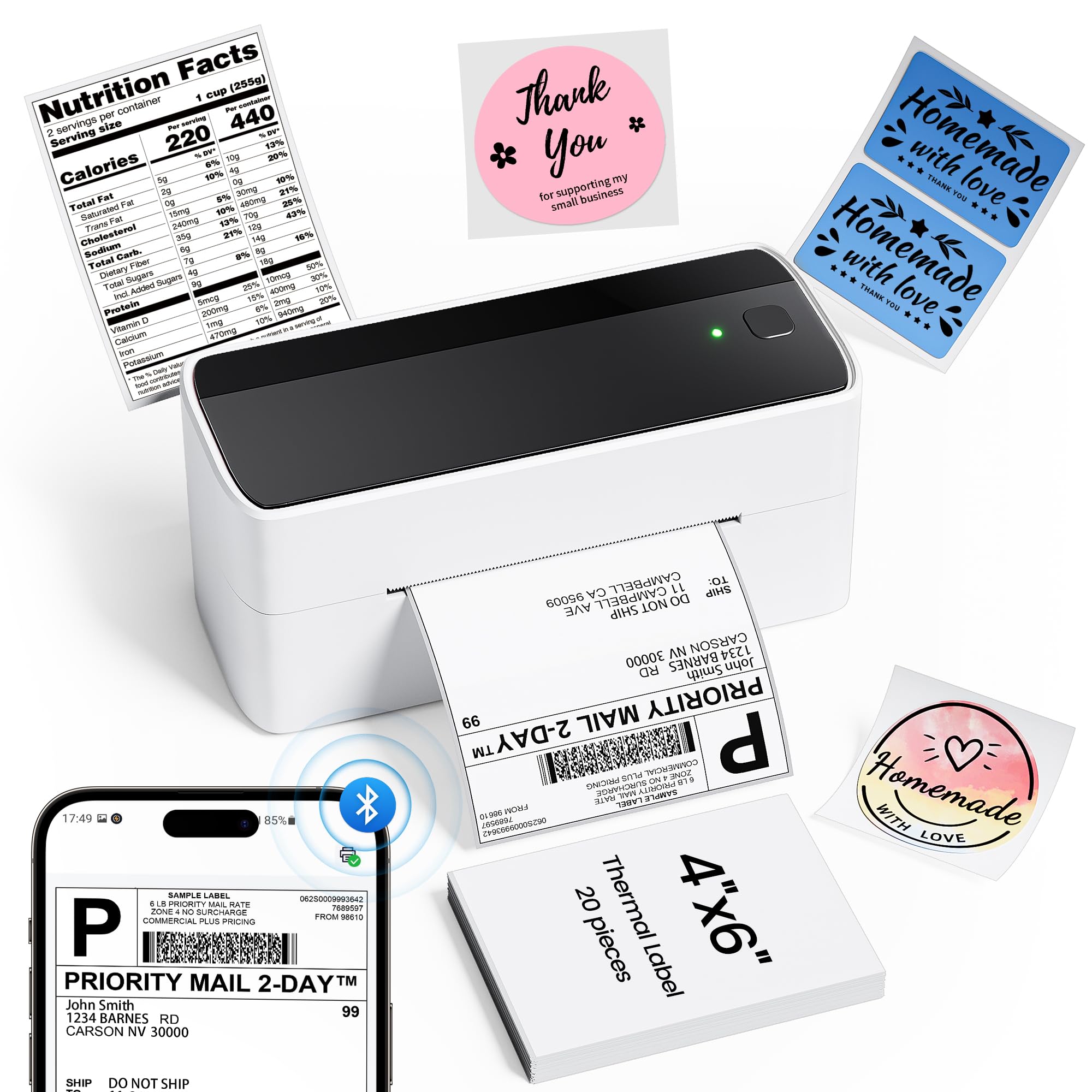 Phomemo 241BT Shipping Label Printer