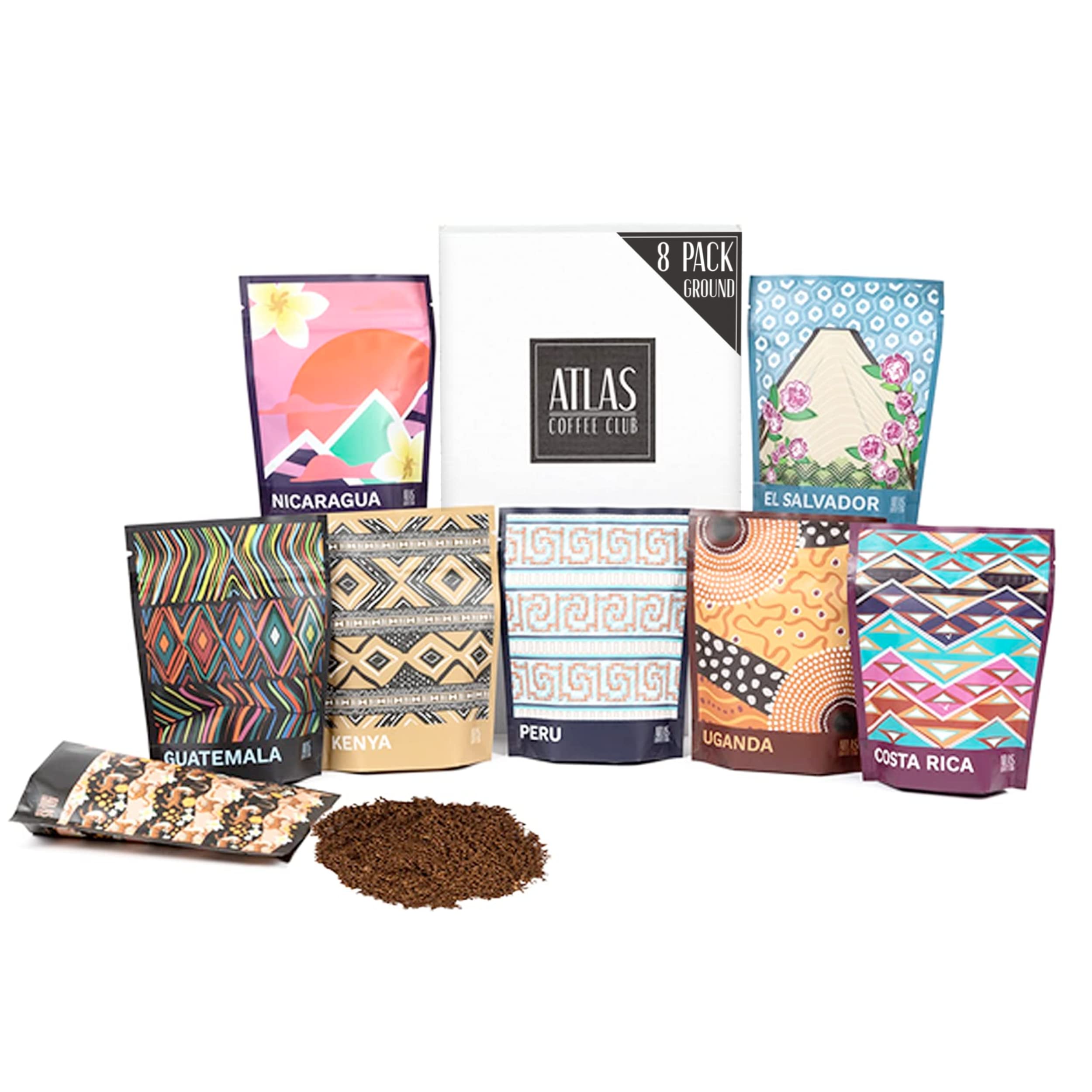 Atlas Coffee Club World of Coffee 8-Pack Sampler