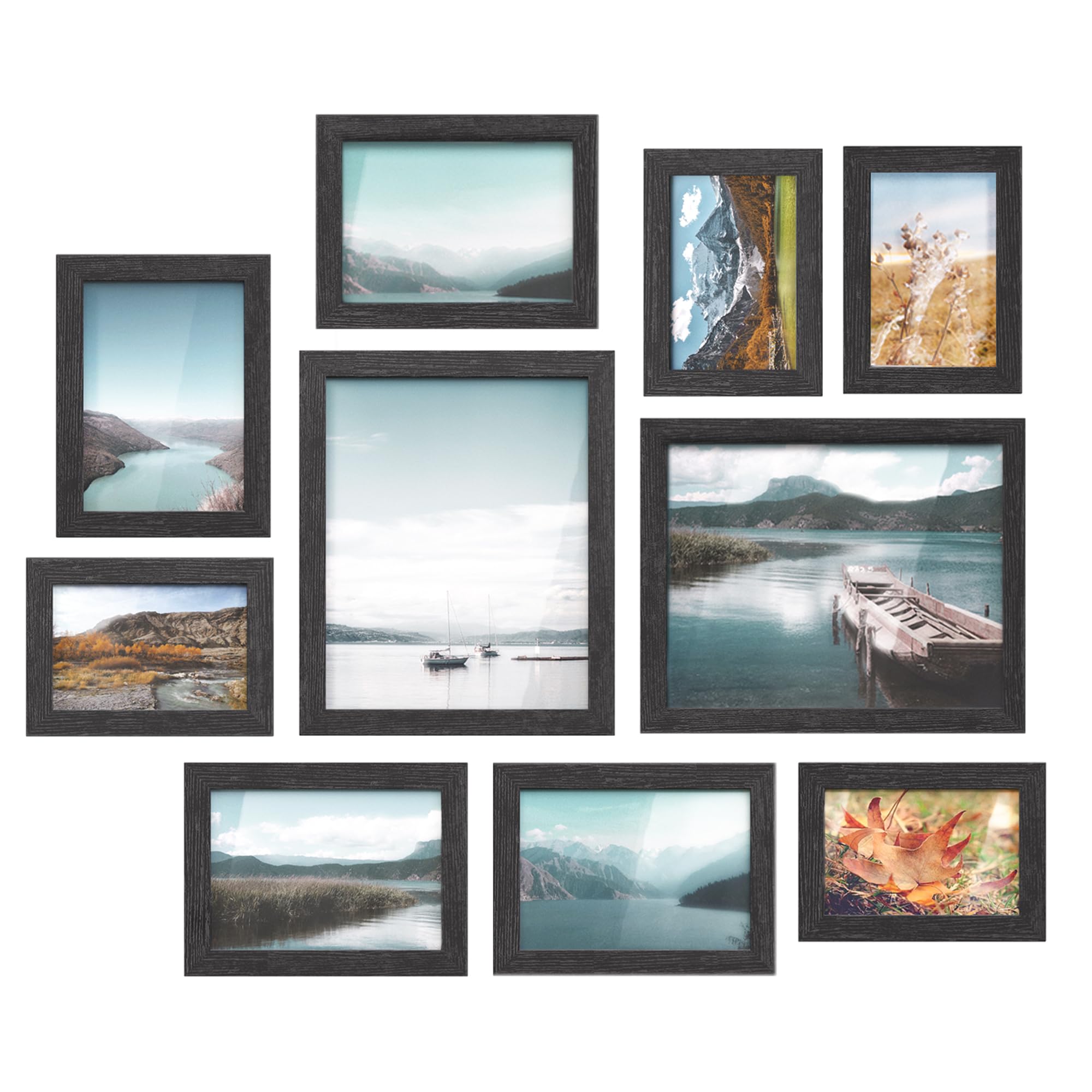 SONGMICS 10-Frame Mixed-Size Gallery Set