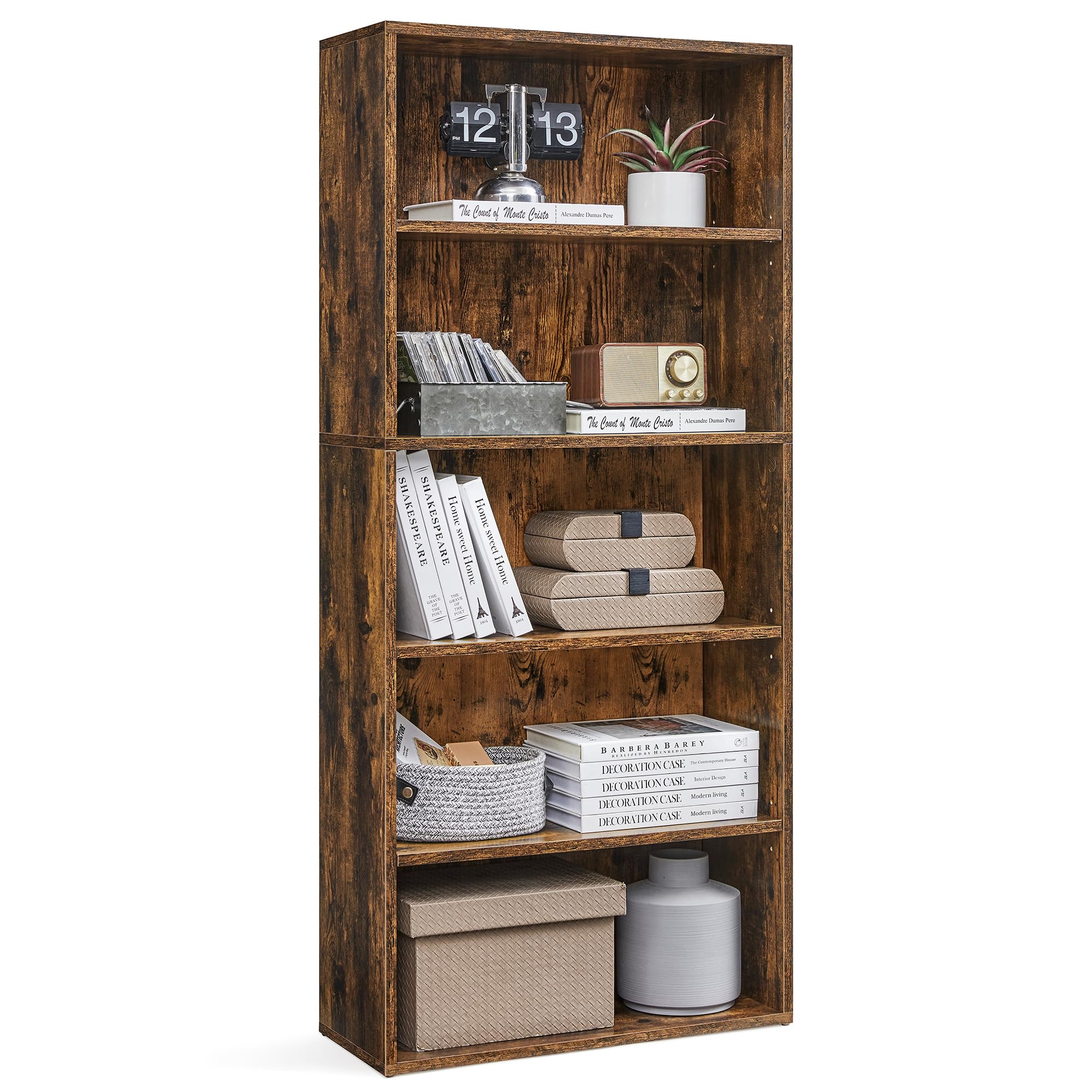VASAGLE 5-Tier Bookshelf ULBC165X01