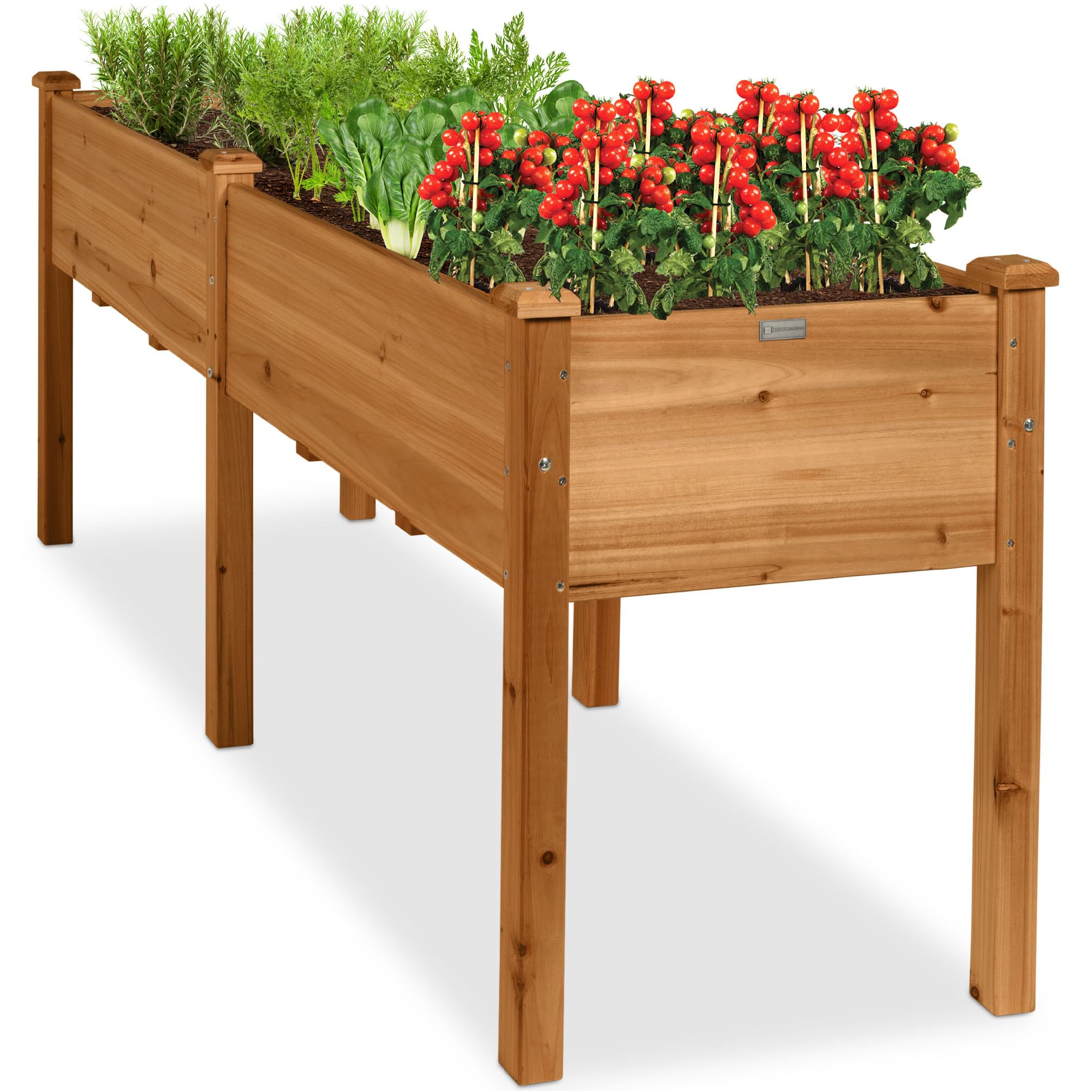 Best Choice Products 72x24x30in Raised Garden Bed
