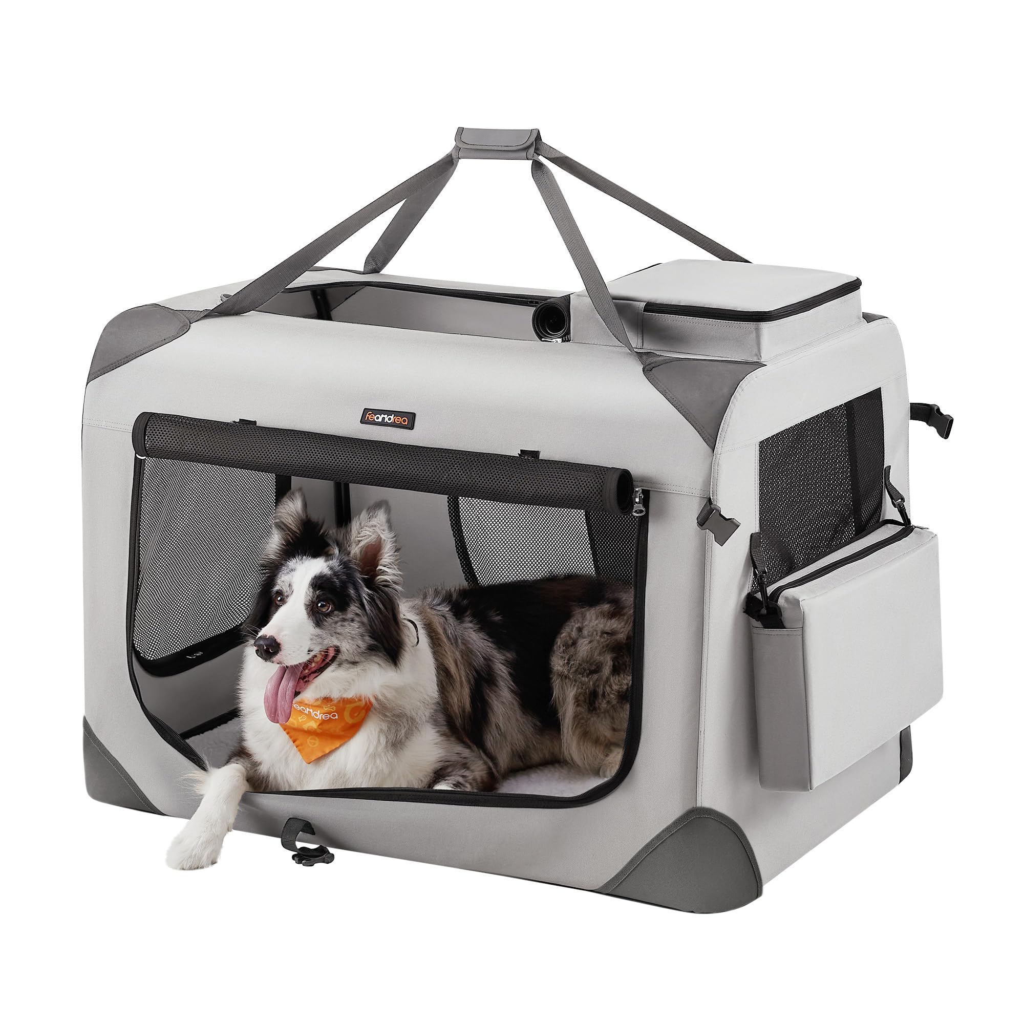 Feandrea 36-Inch Collapsible Soft Dog Crate