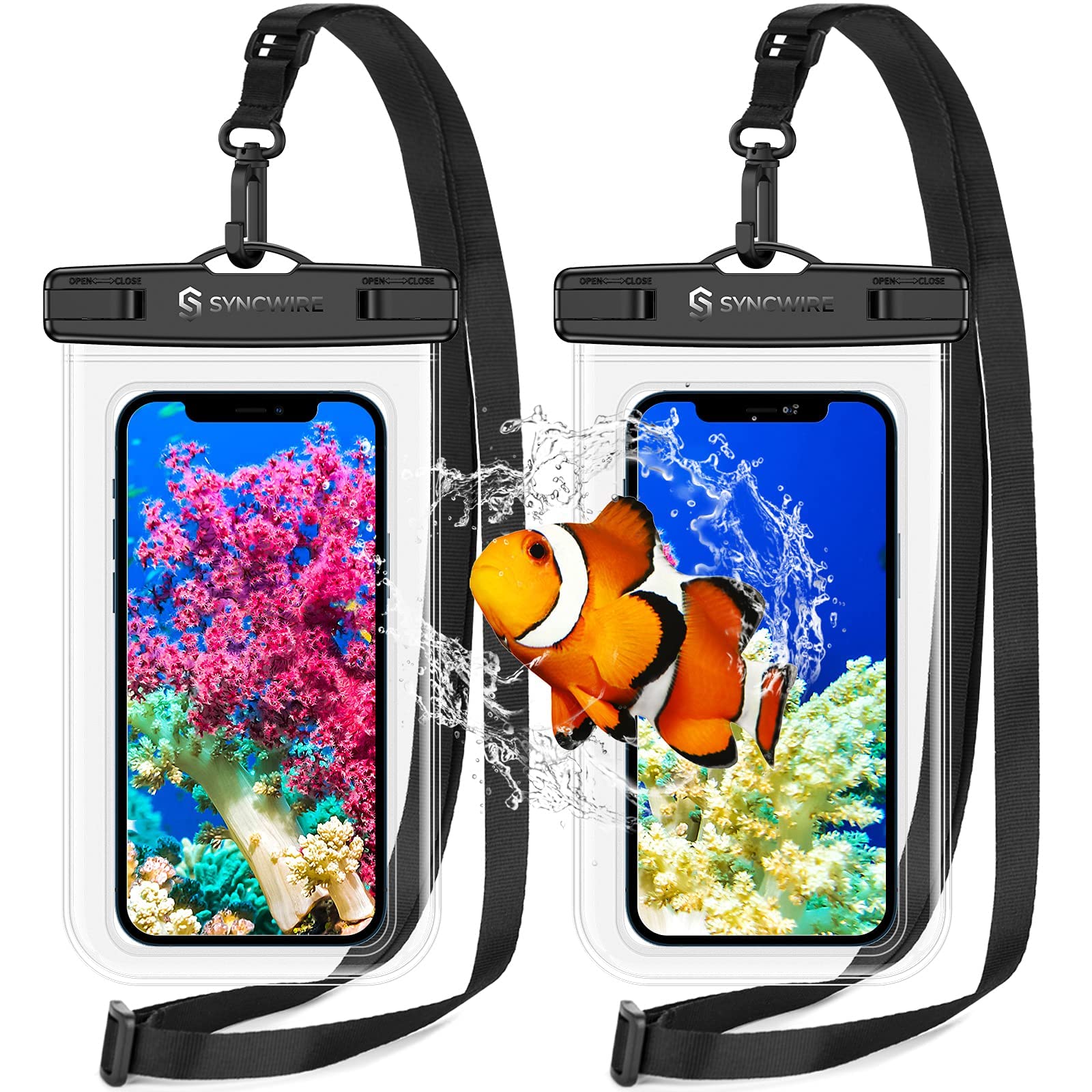 SYNCWIRE IPX8 Phone Pouch with Lanyard