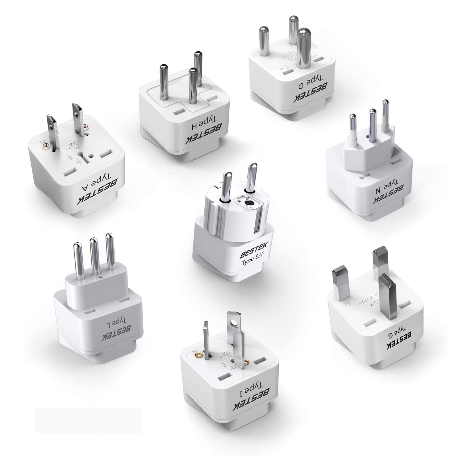 BESTEK Worldwide Travel Plug Adapter Set