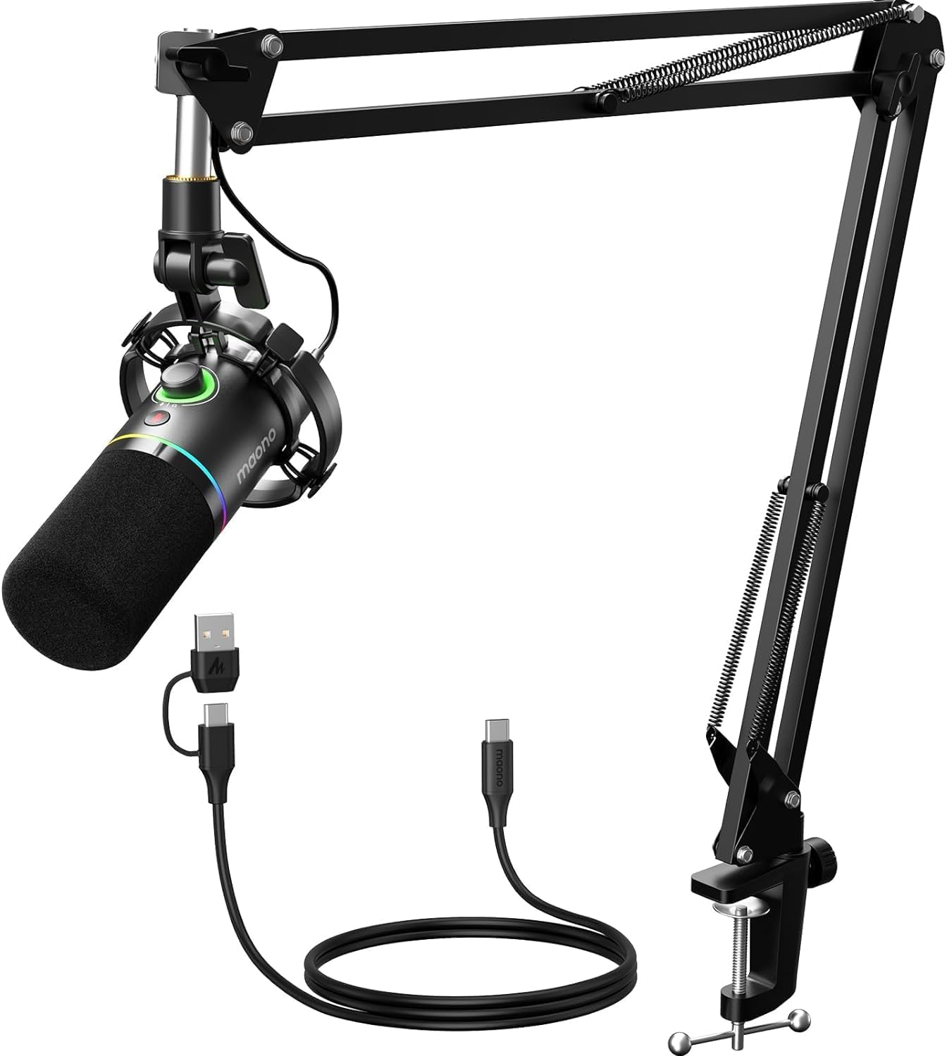MAONO PD200XS XLR/USB Dynamic Microphone Kit