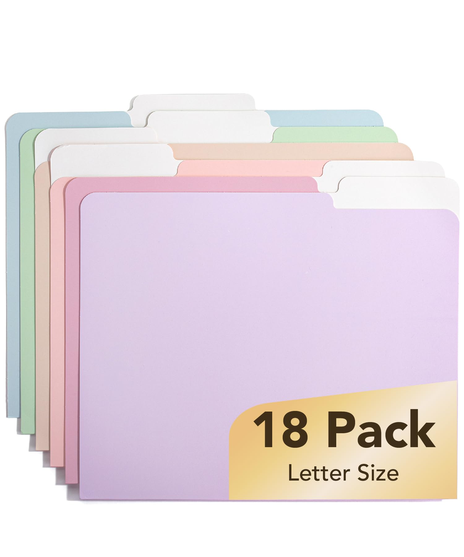 Mr. Pen 18-Pack Morandi File Folders