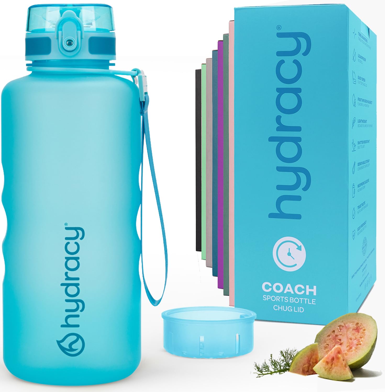 Hydracy 2L Water Bottle with Motivational Timeline