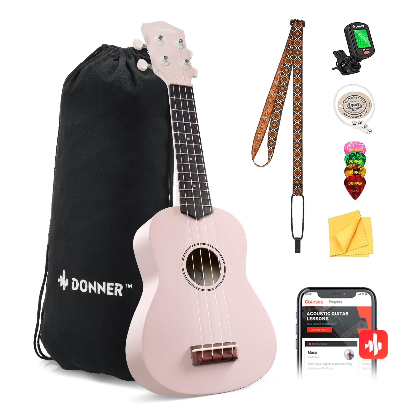 Donner DMU-01 Macaron Ukulele
