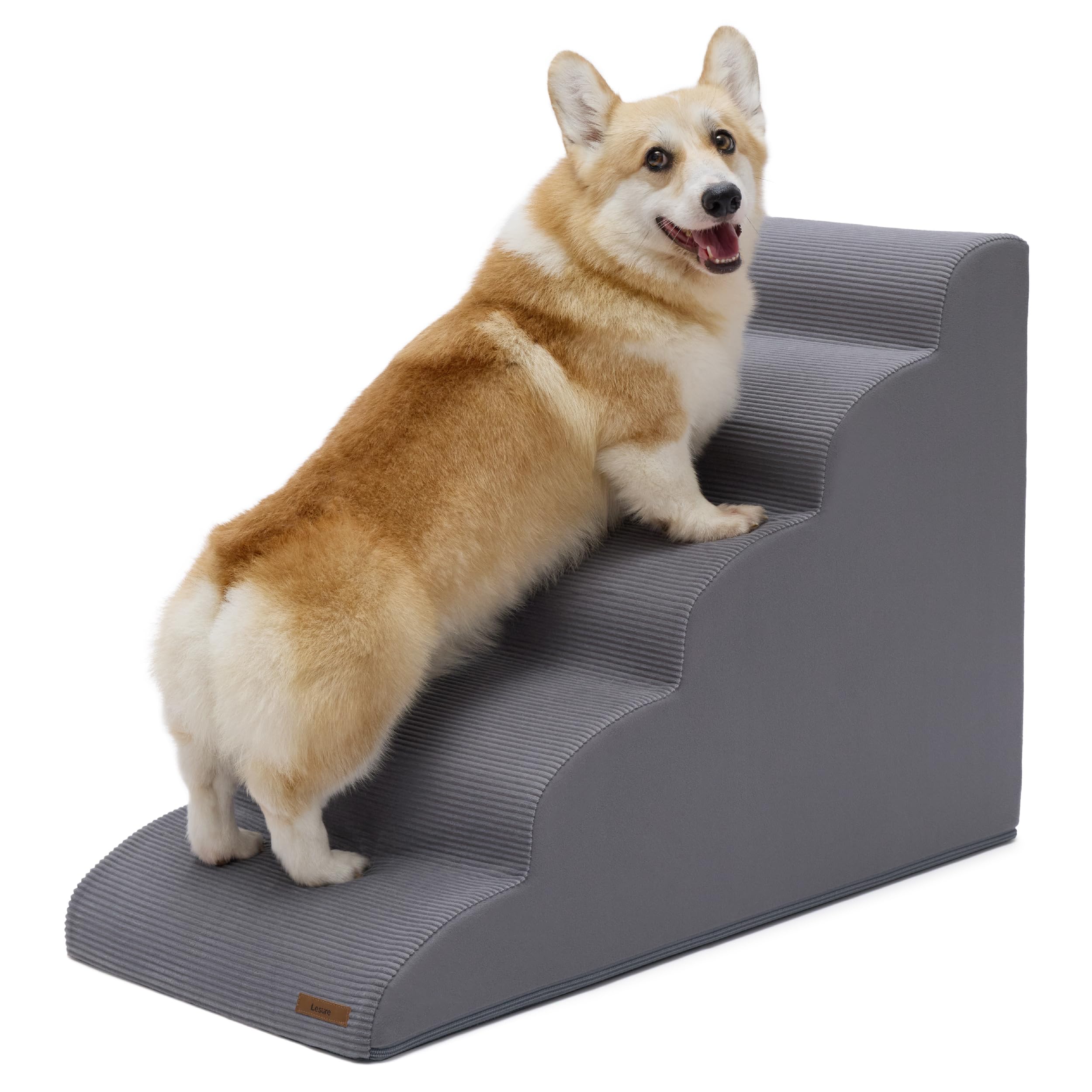 Lesure Dog Stairs for Small Dogs, 5 Steps