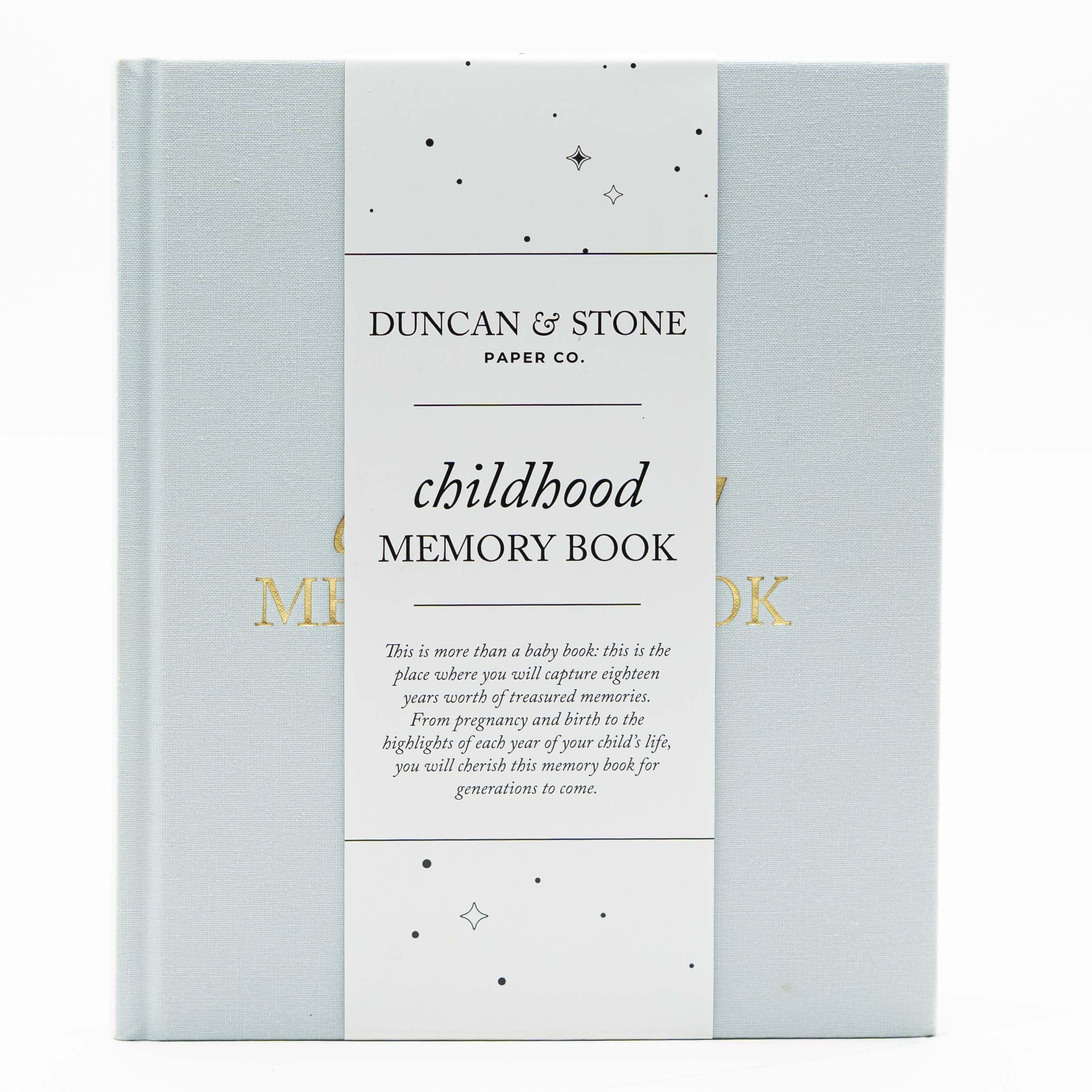 Duncan & Stone Childhood Memory Book