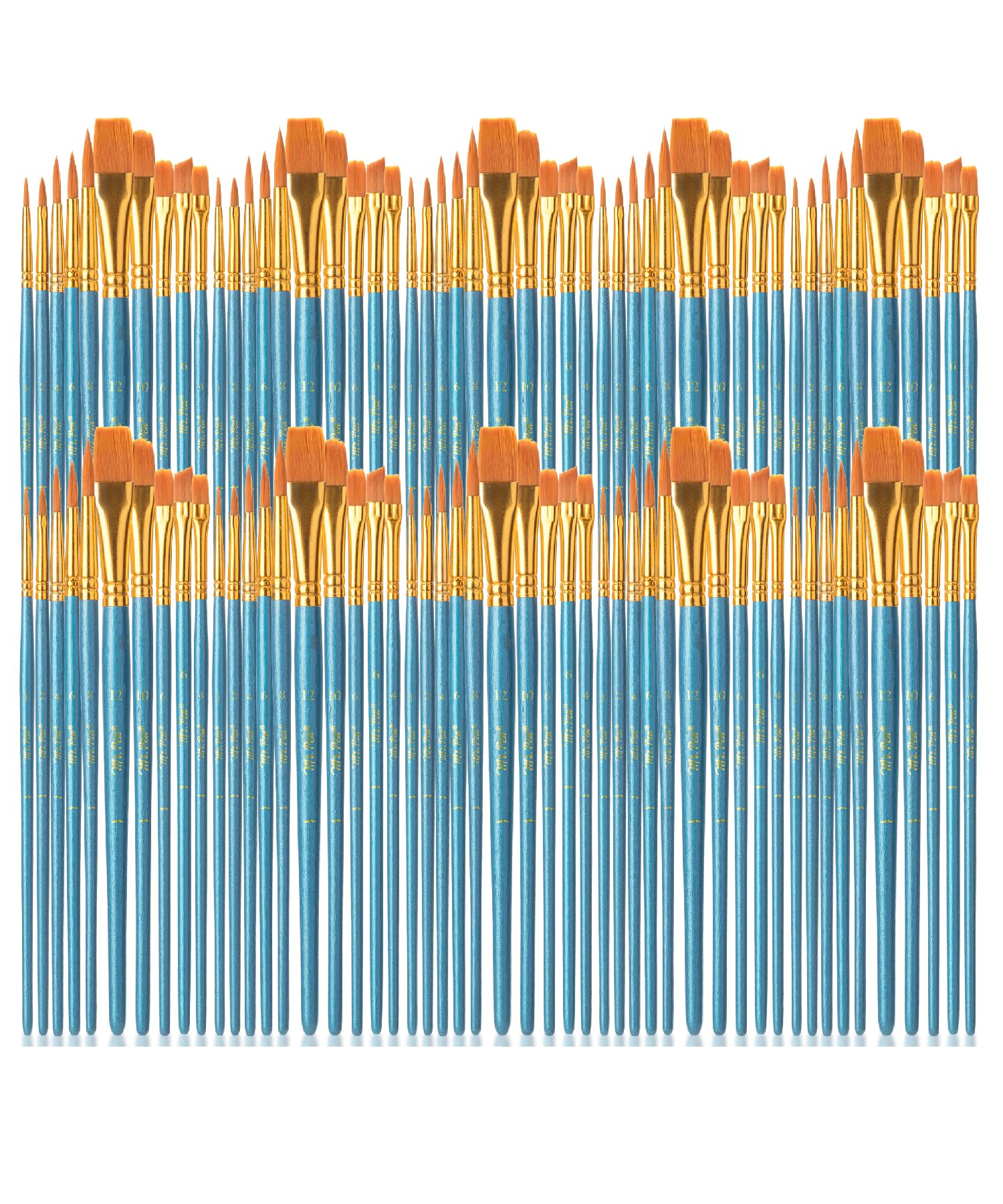 Mr. Pen 100-Pack Acrylic Brush Set