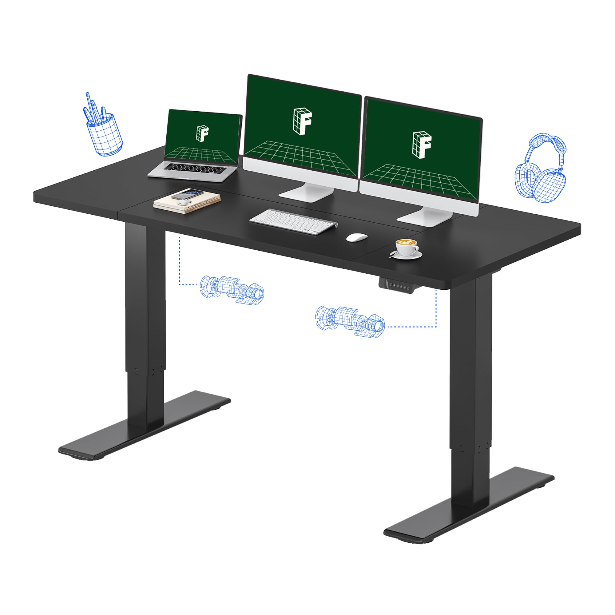 FLEXISPOT 63 x 28 Electric Standing Desk